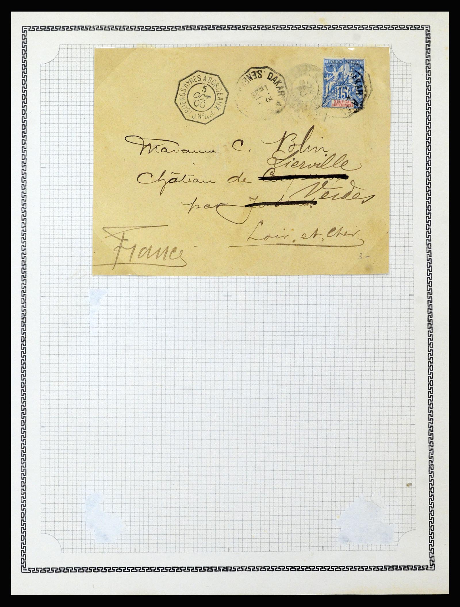 37175 433 - Postzegelverzameling 37175 Franse koloniën 1880-1974.