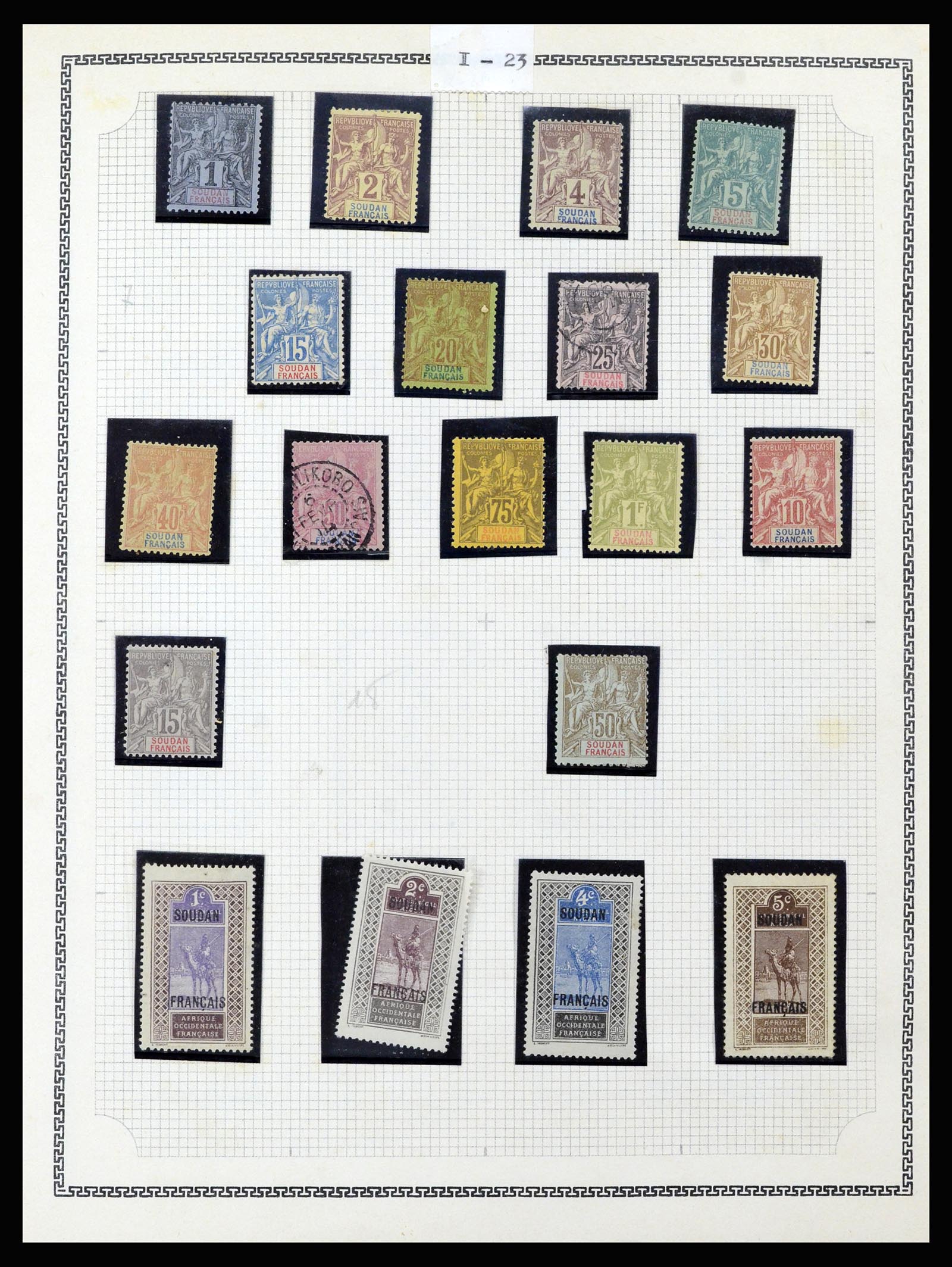 37175 434 - Postzegelverzameling 37175 Franse koloniën 1880-1974.