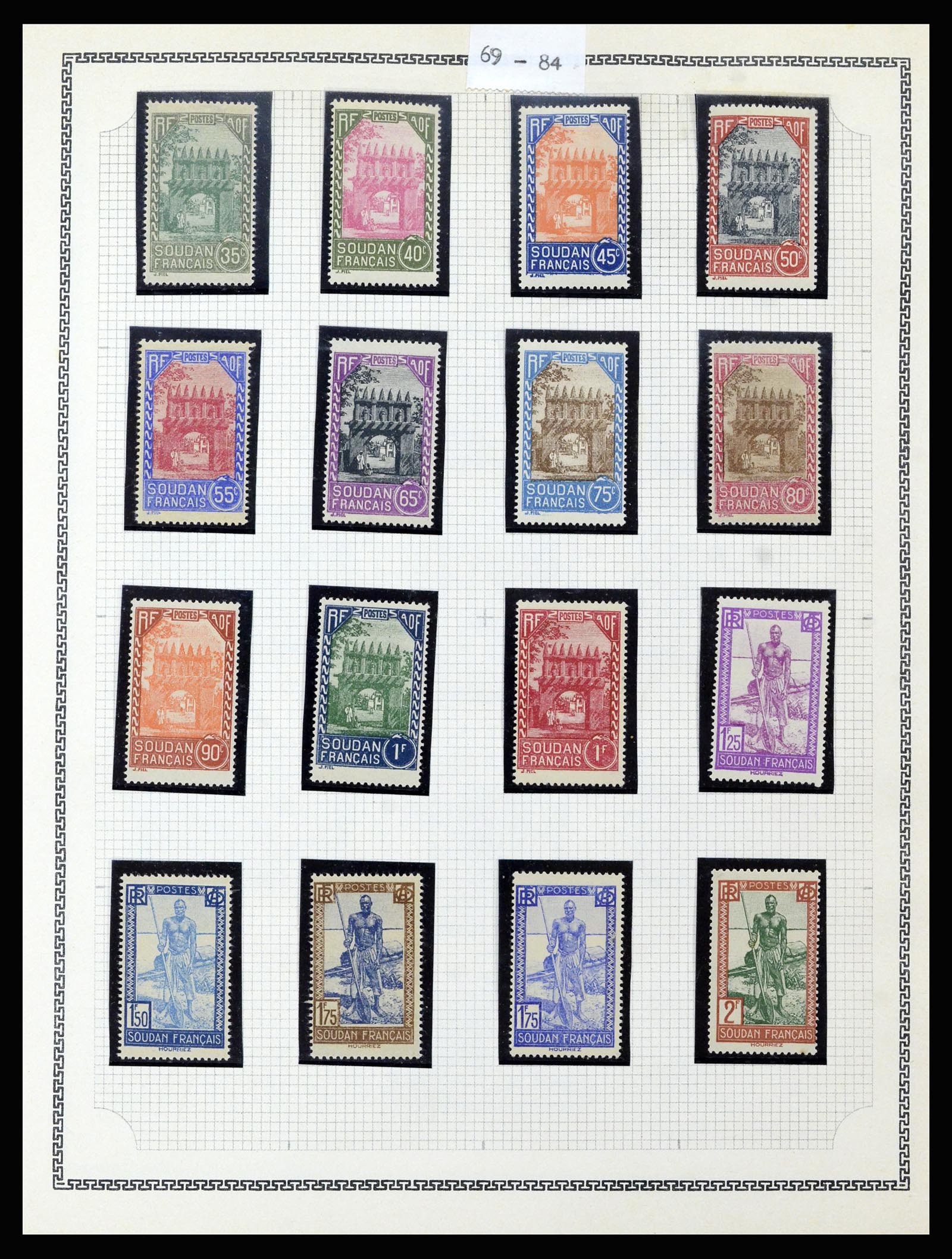 37175 438 - Postzegelverzameling 37175 Franse koloniën 1880-1974.