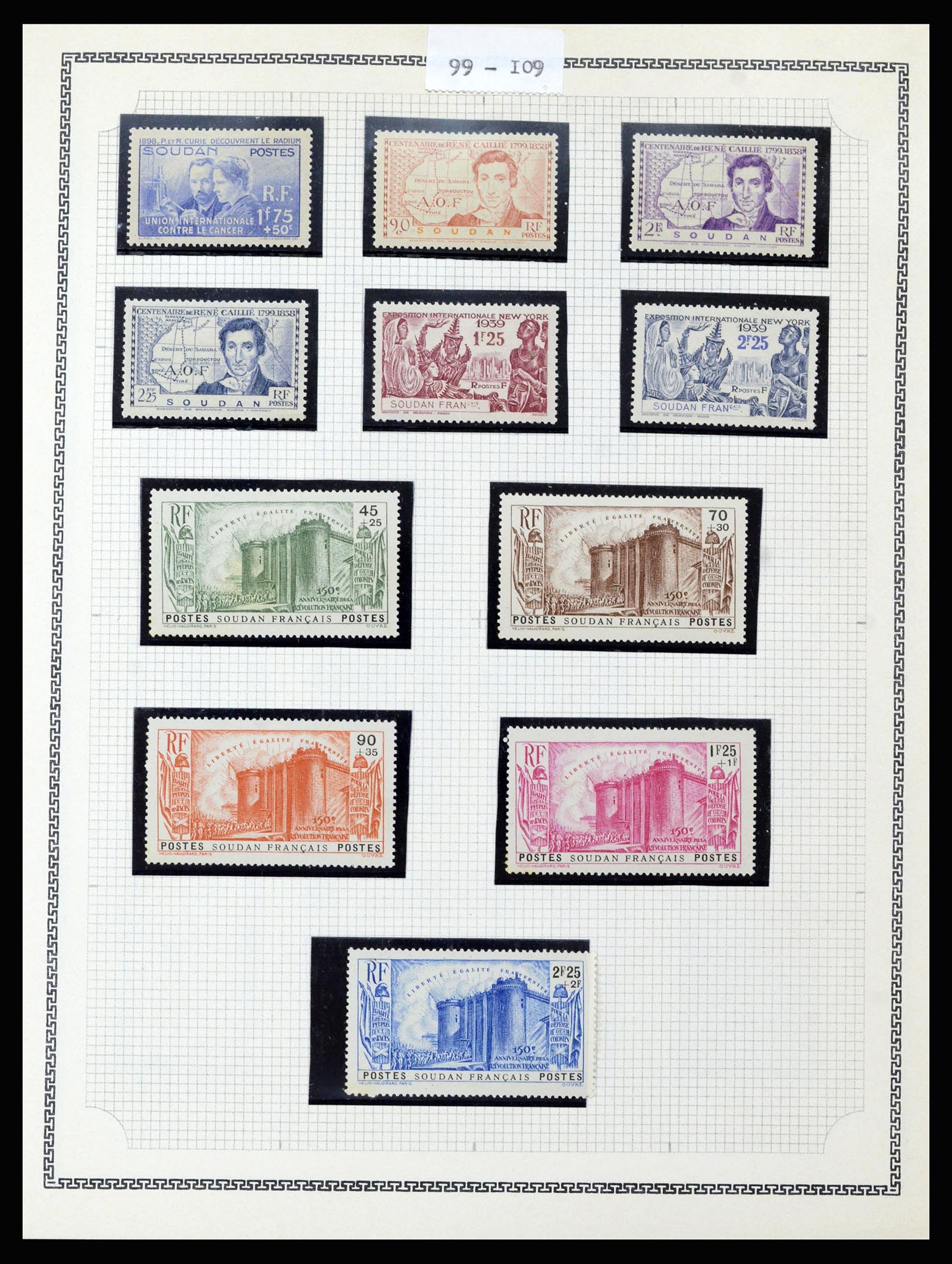 37175 440 - Postzegelverzameling 37175 Franse koloniën 1880-1974.