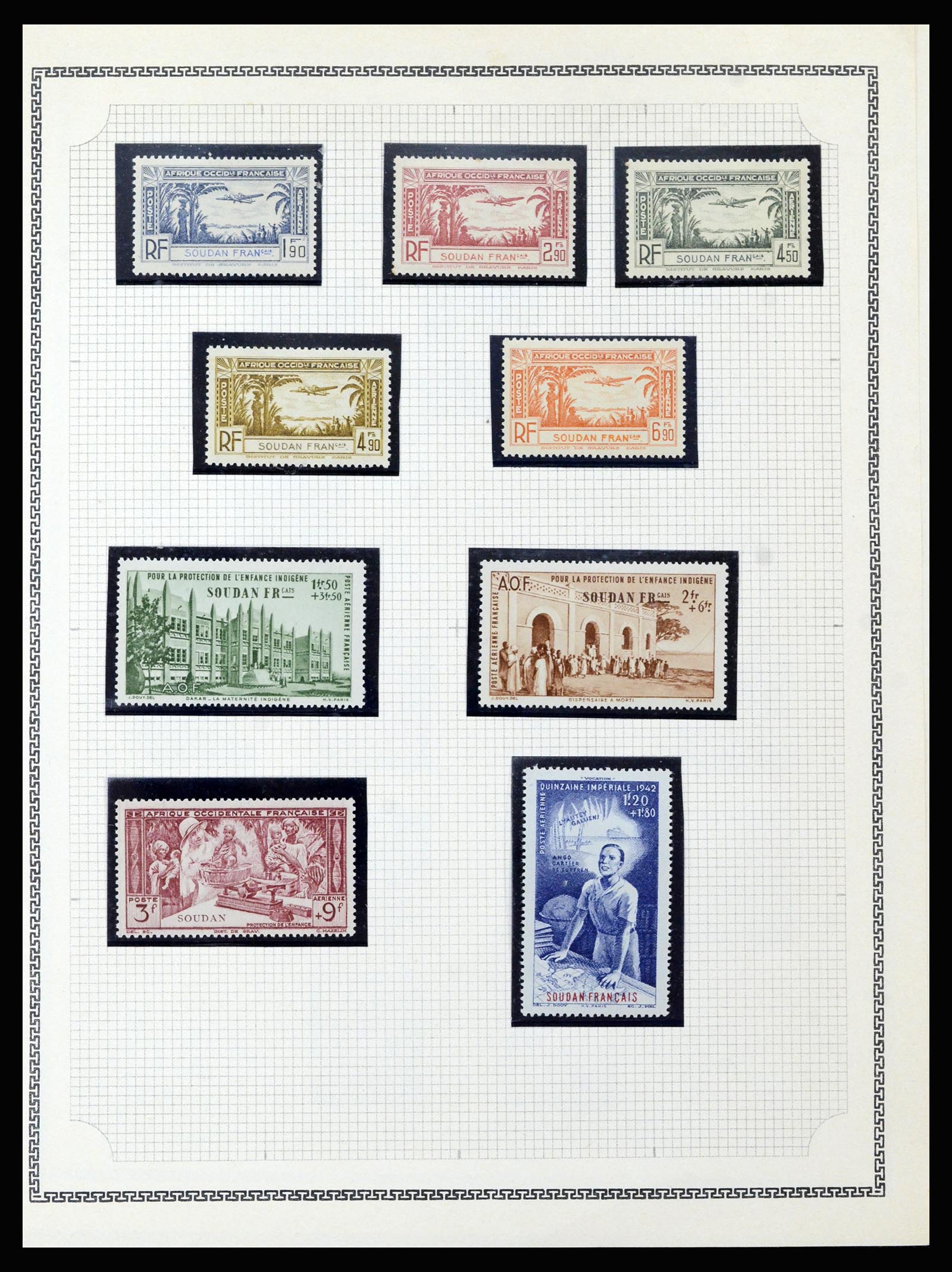 37175 444 - Stamp collection 37175 French colonies 1880-1974.