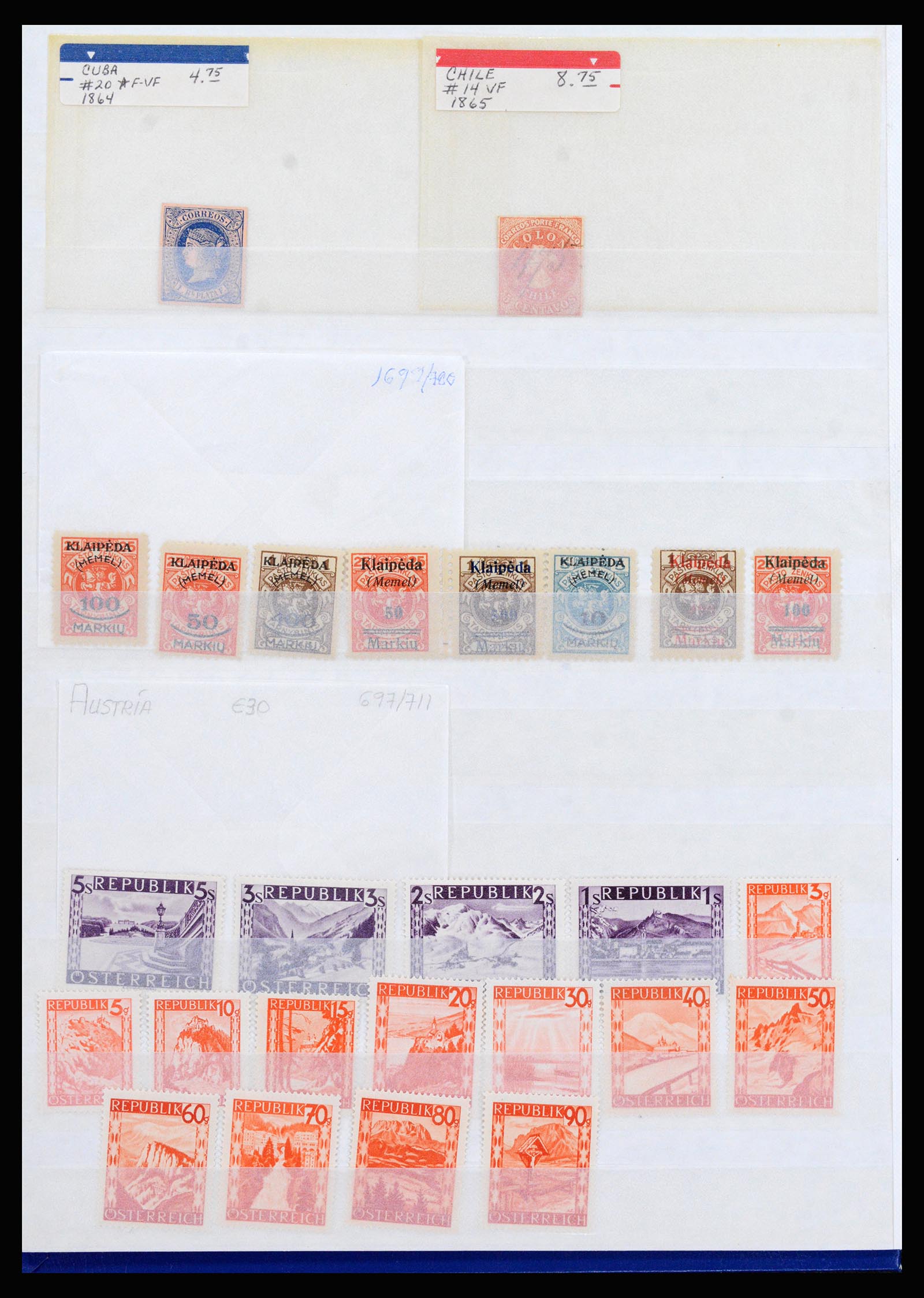 37176 002 - Postzegelverzameling 37176 Wereld 1855-1960.
