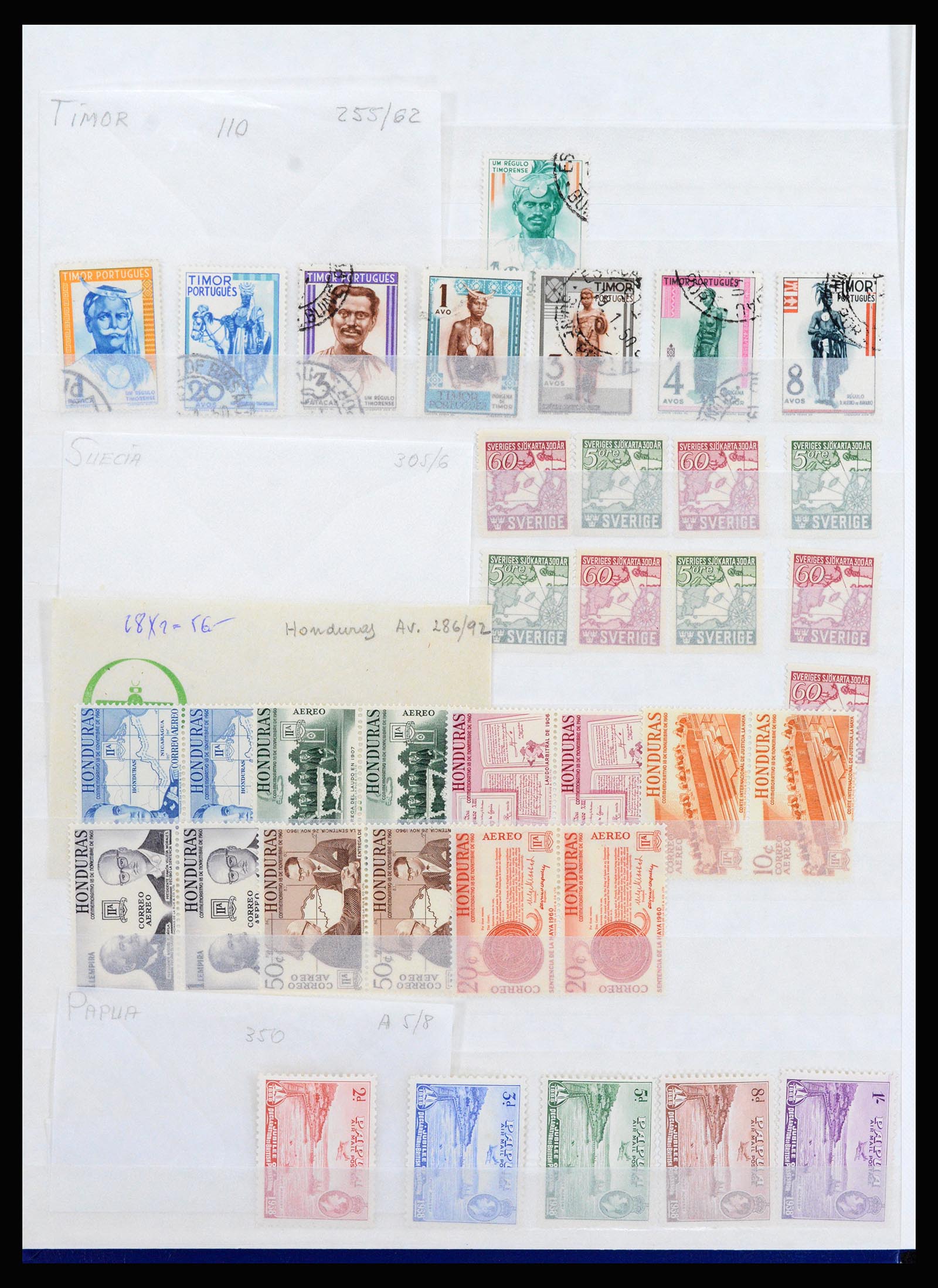 37176 006 - Postzegelverzameling 37176 Wereld 1855-1960.