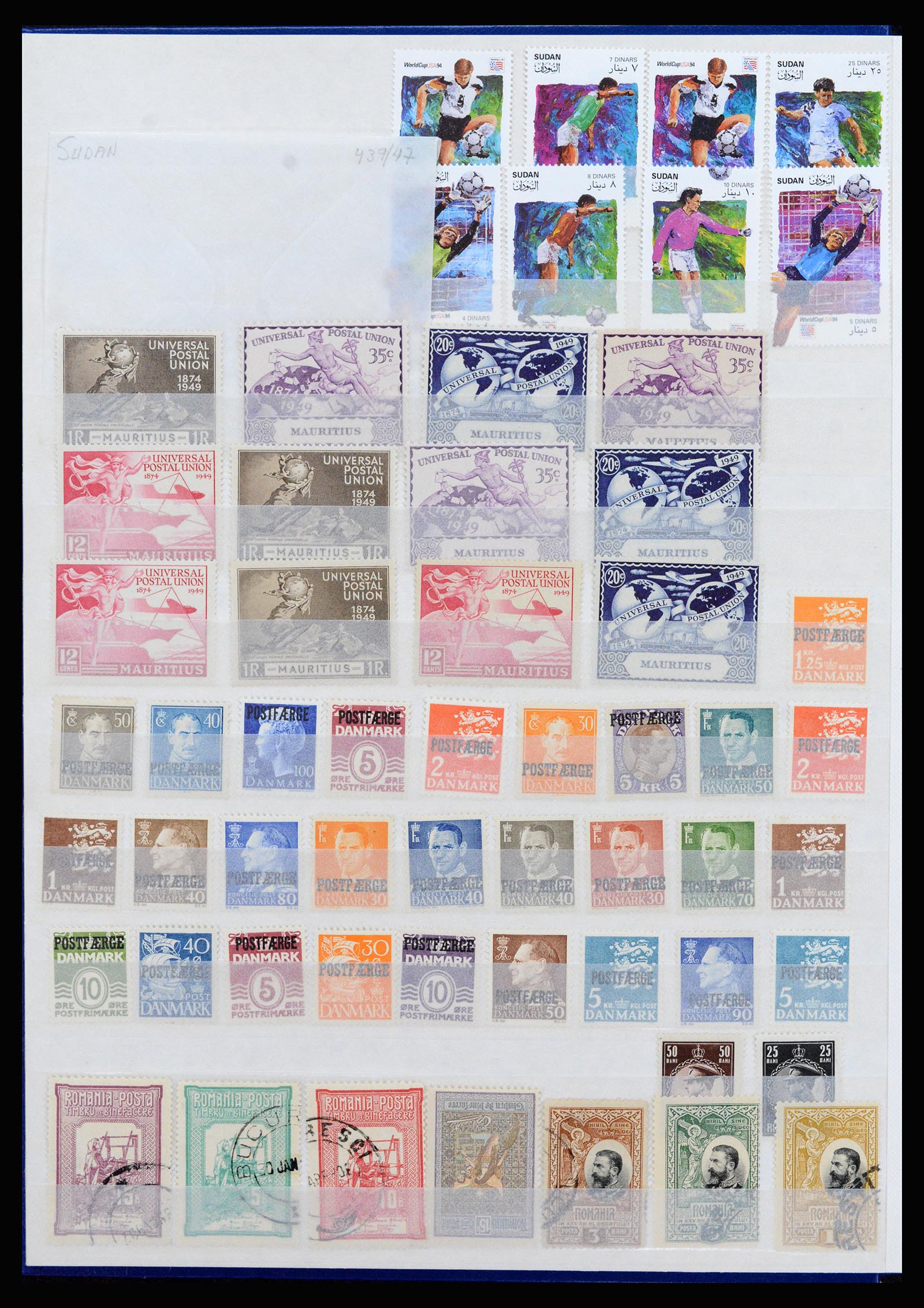 37176 010 - Postzegelverzameling 37176 Wereld 1855-1960.