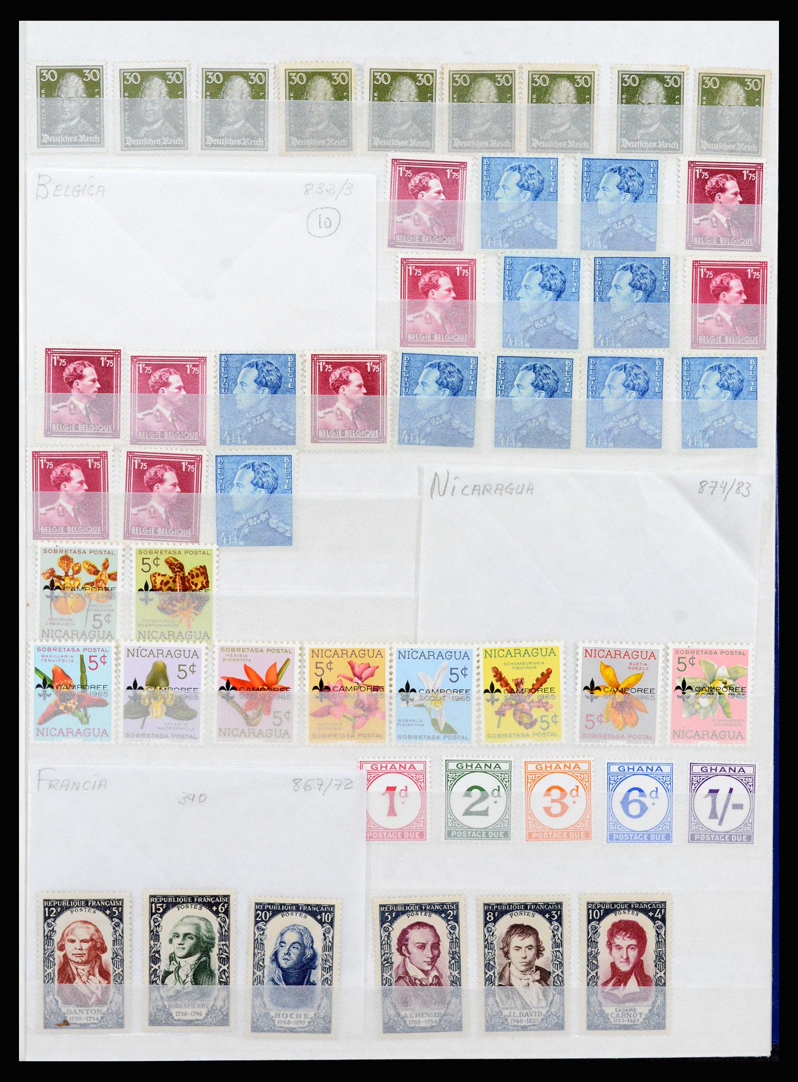37176 015 - Postzegelverzameling 37176 Wereld 1855-1960.