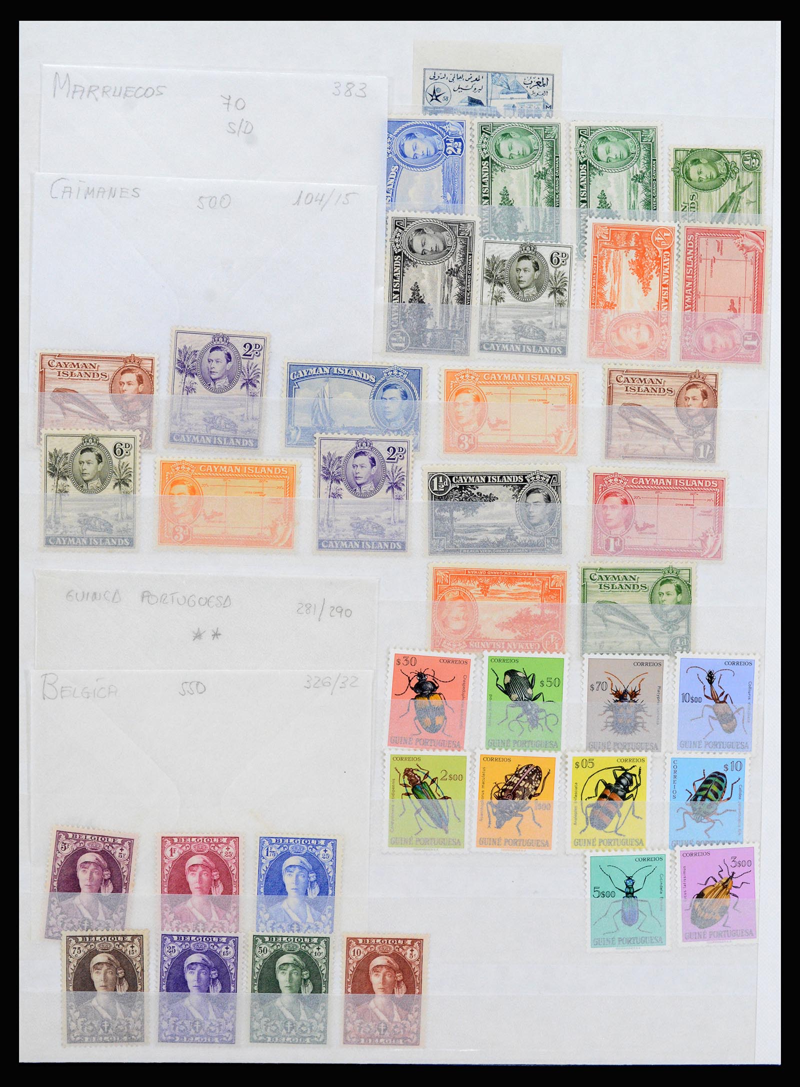 37176 020 - Postzegelverzameling 37176 Wereld 1855-1960.
