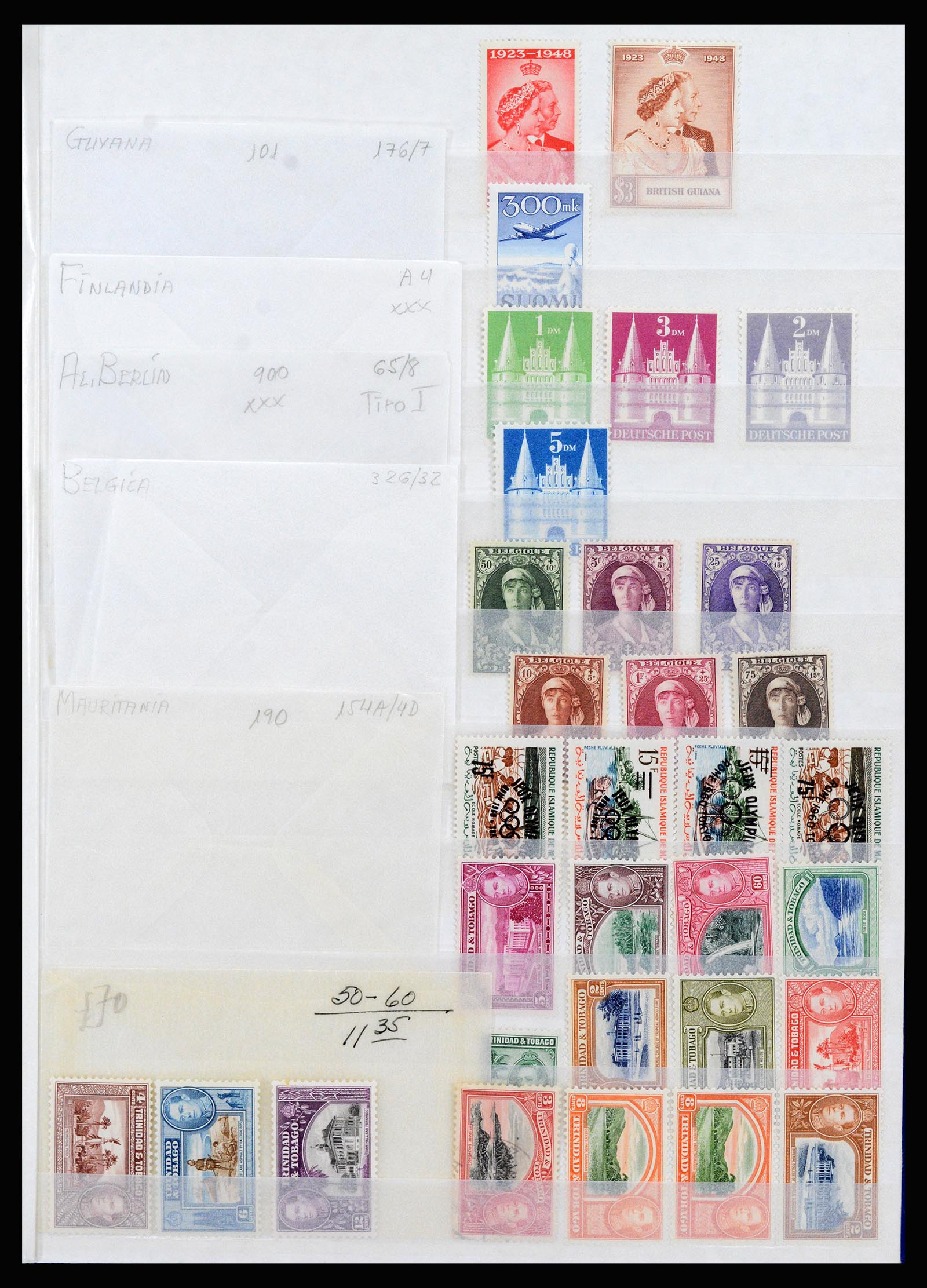 37176 021 - Postzegelverzameling 37176 Wereld 1855-1960.