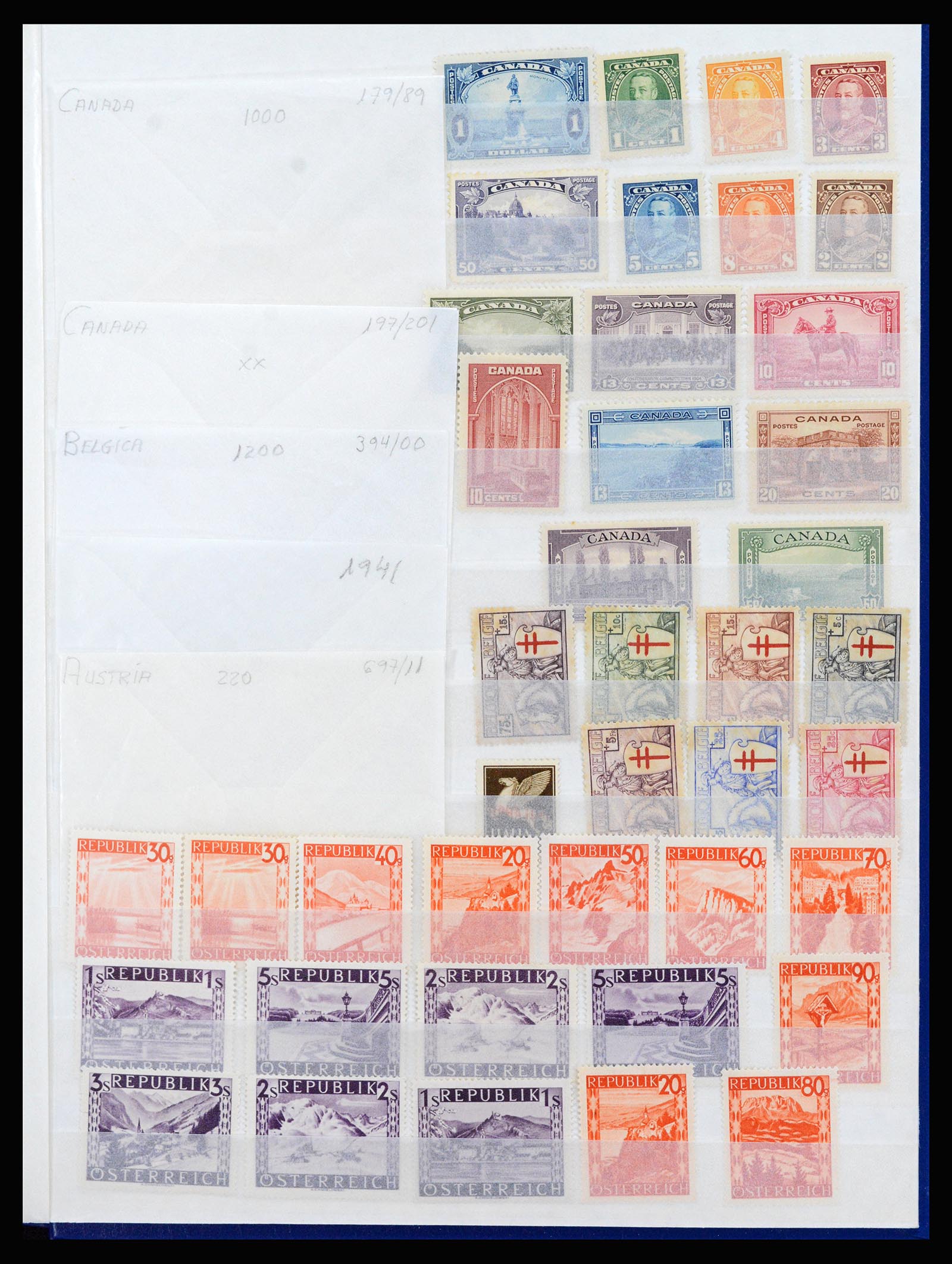 37176 029 - Postzegelverzameling 37176 Wereld 1855-1960.