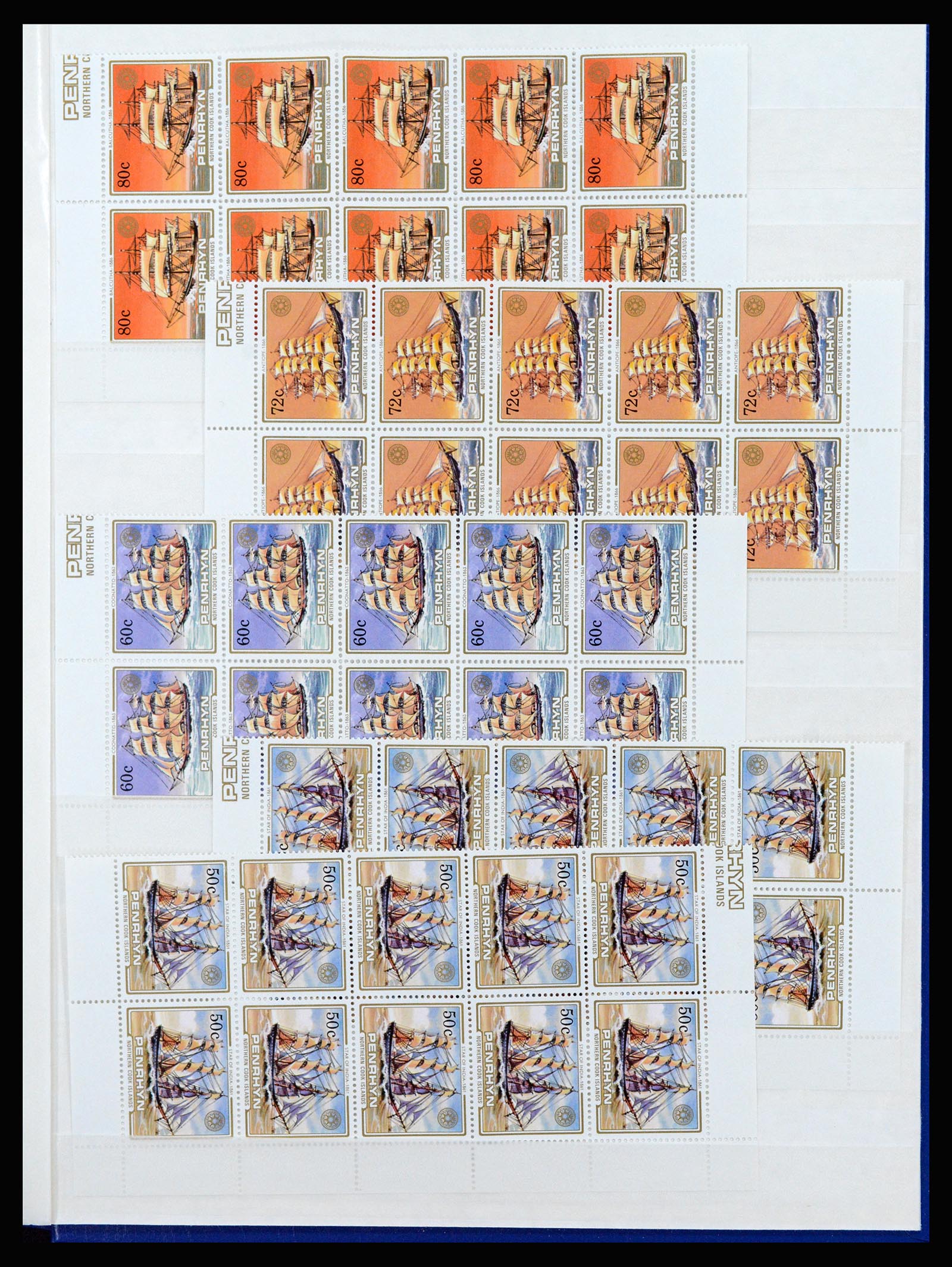 37176 031 - Postzegelverzameling 37176 Wereld 1855-1960.