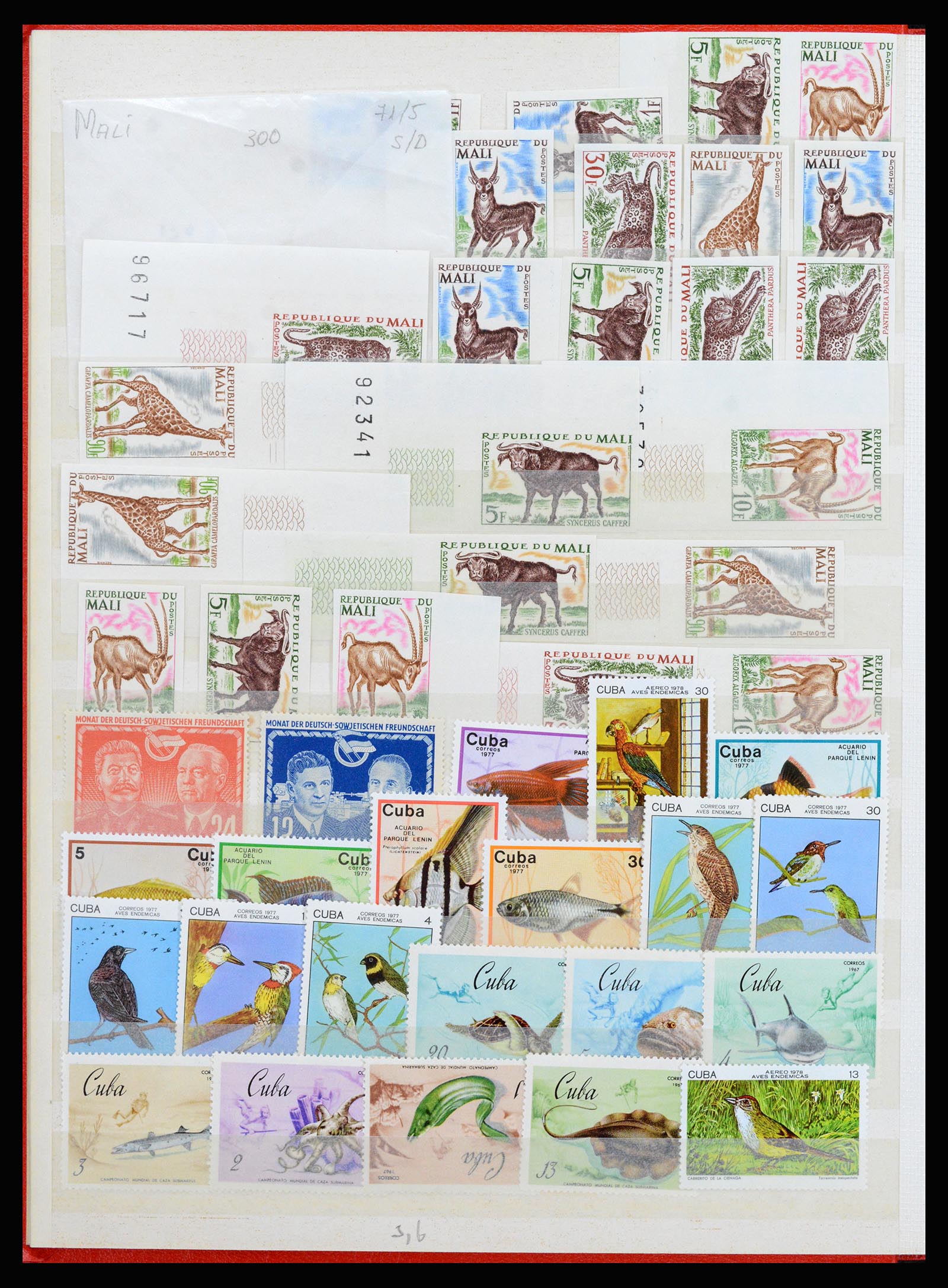 37176 038 - Postzegelverzameling 37176 Wereld 1855-1960.