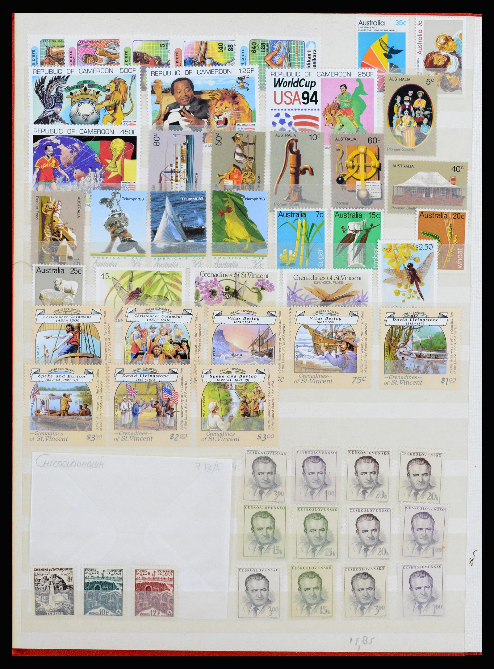 37176 040 - Postzegelverzameling 37176 Wereld 1855-1960.
