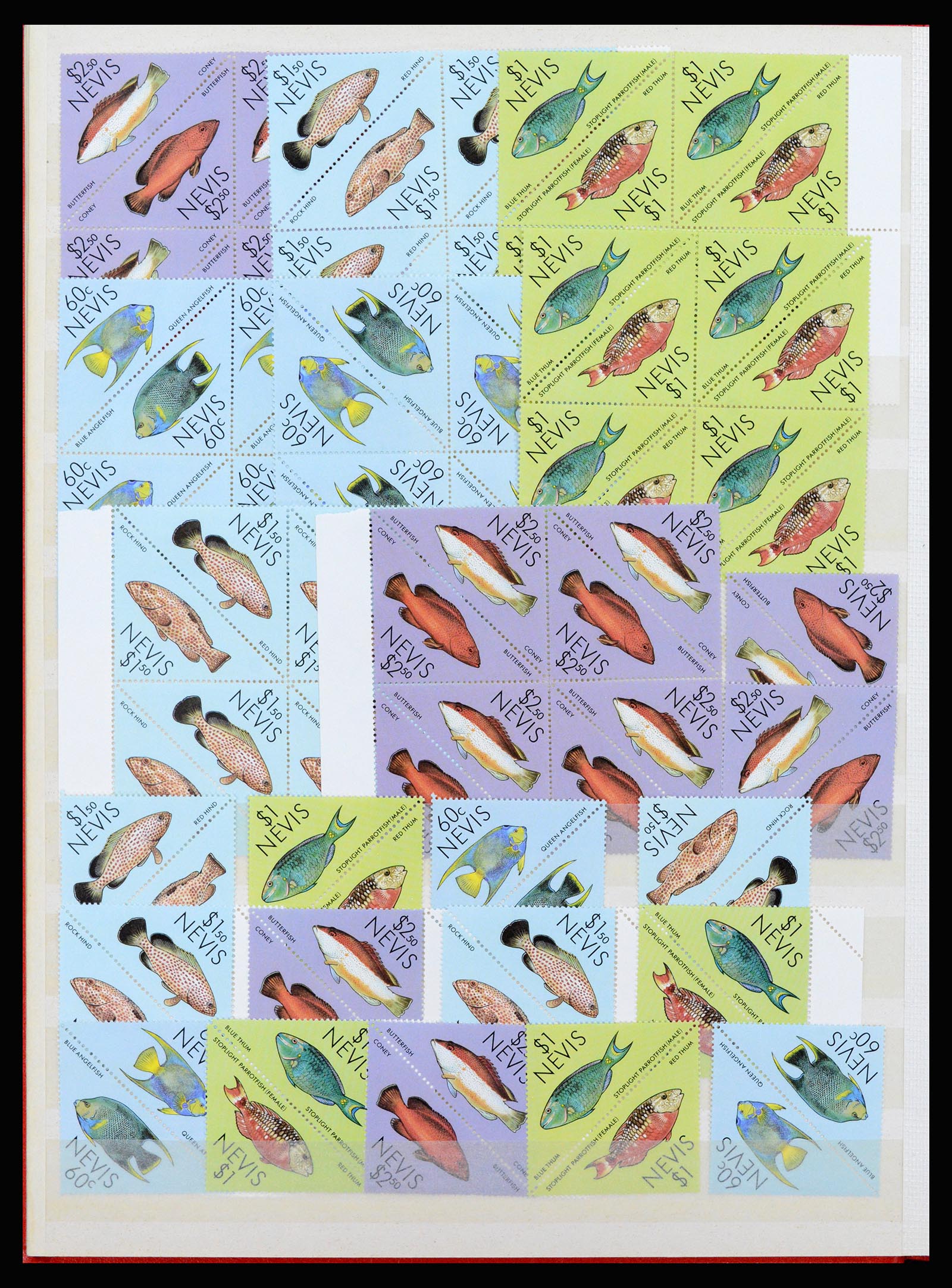37176 044 - Postzegelverzameling 37176 Wereld 1855-1960.