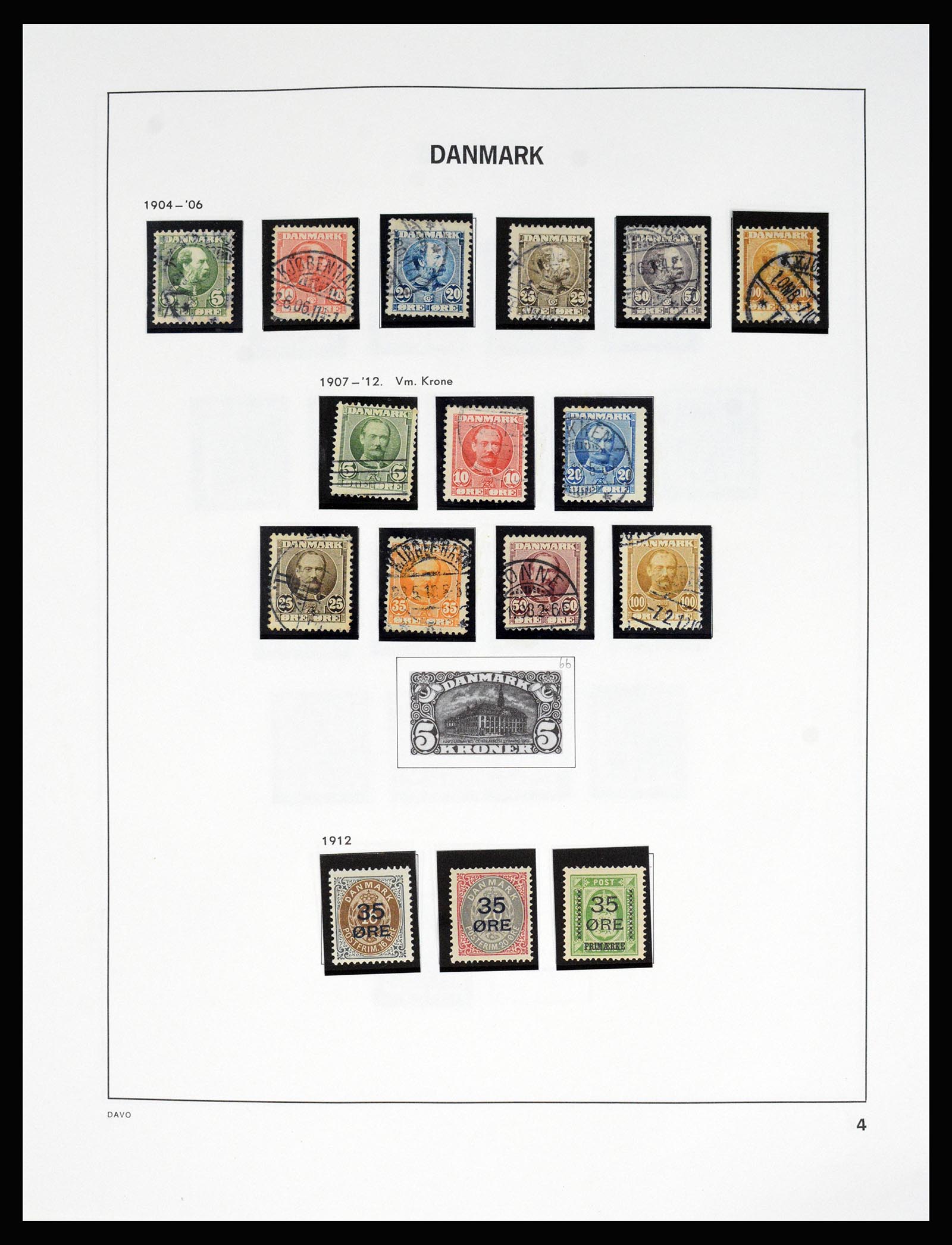 37178 009 - Postzegelverzameling 37178 Denemarken 1854-2011.