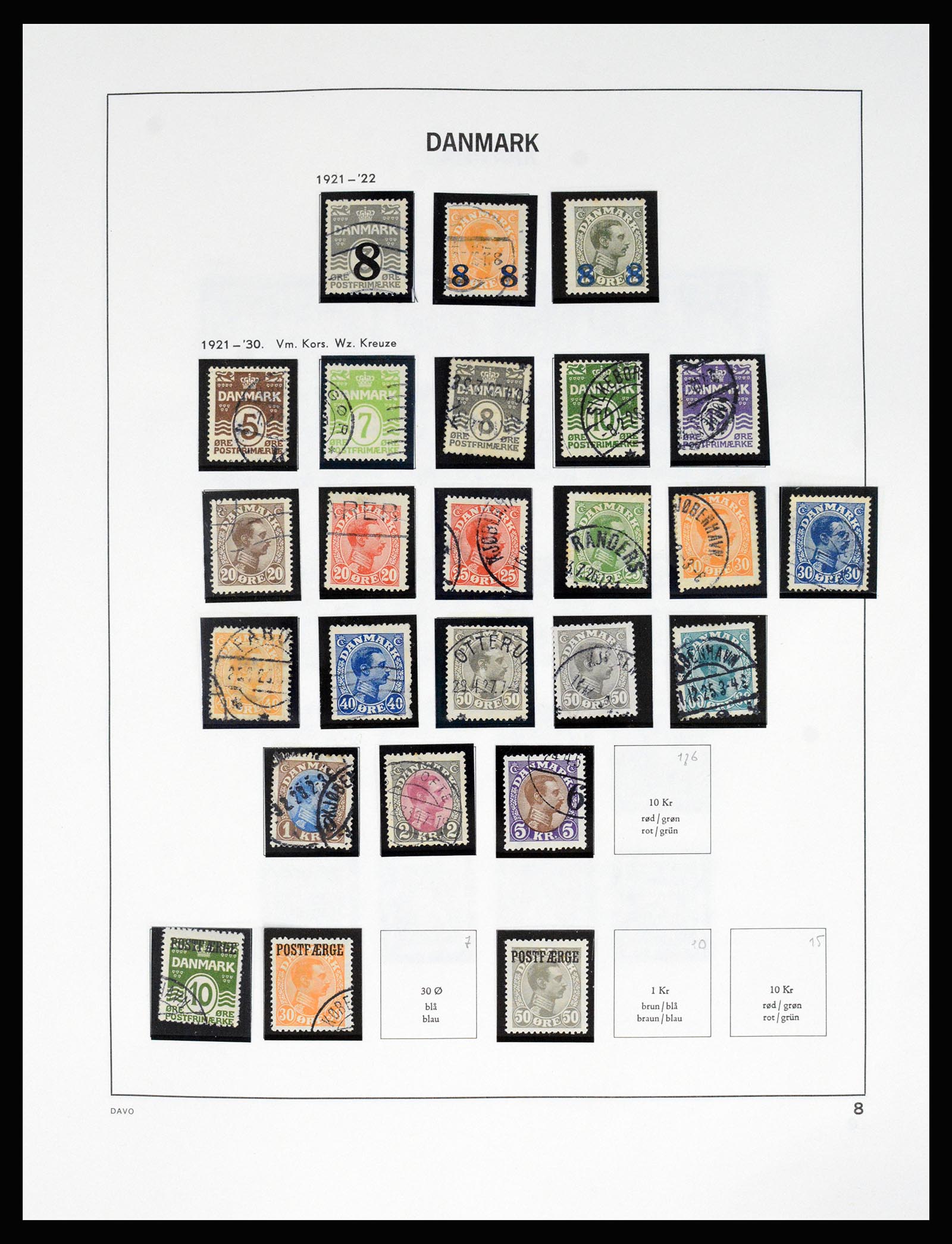 37178 013 - Postzegelverzameling 37178 Denemarken 1854-2011.