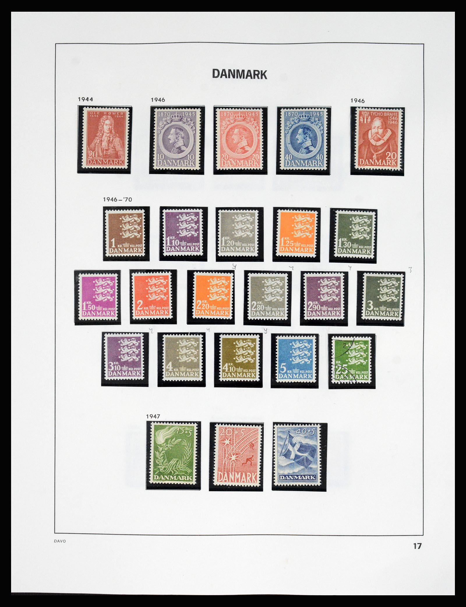 37178 022 - Postzegelverzameling 37178 Denemarken 1854-2011.