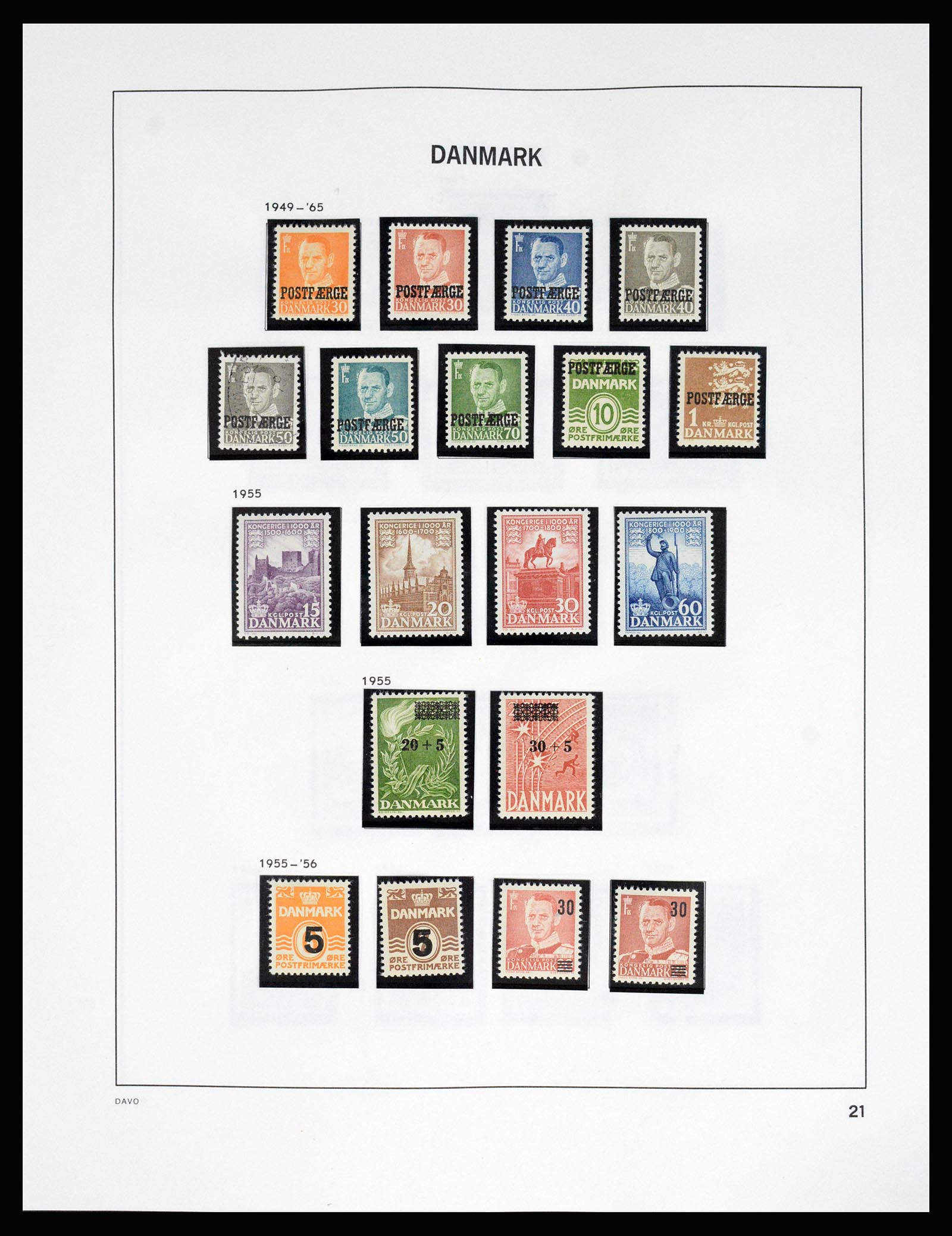 37178 026 - Postzegelverzameling 37178 Denemarken 1854-2011.