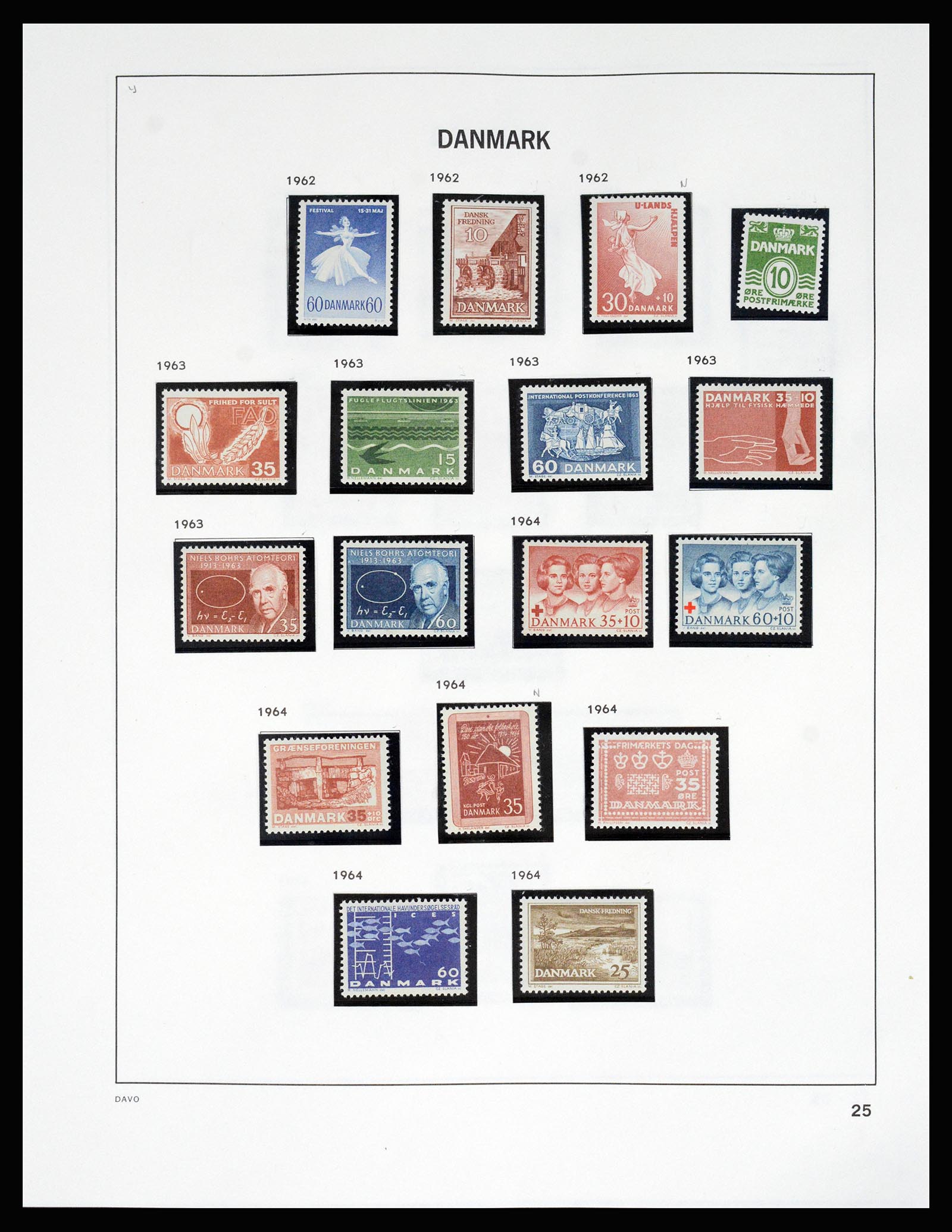 37178 031 - Postzegelverzameling 37178 Denemarken 1854-2011.