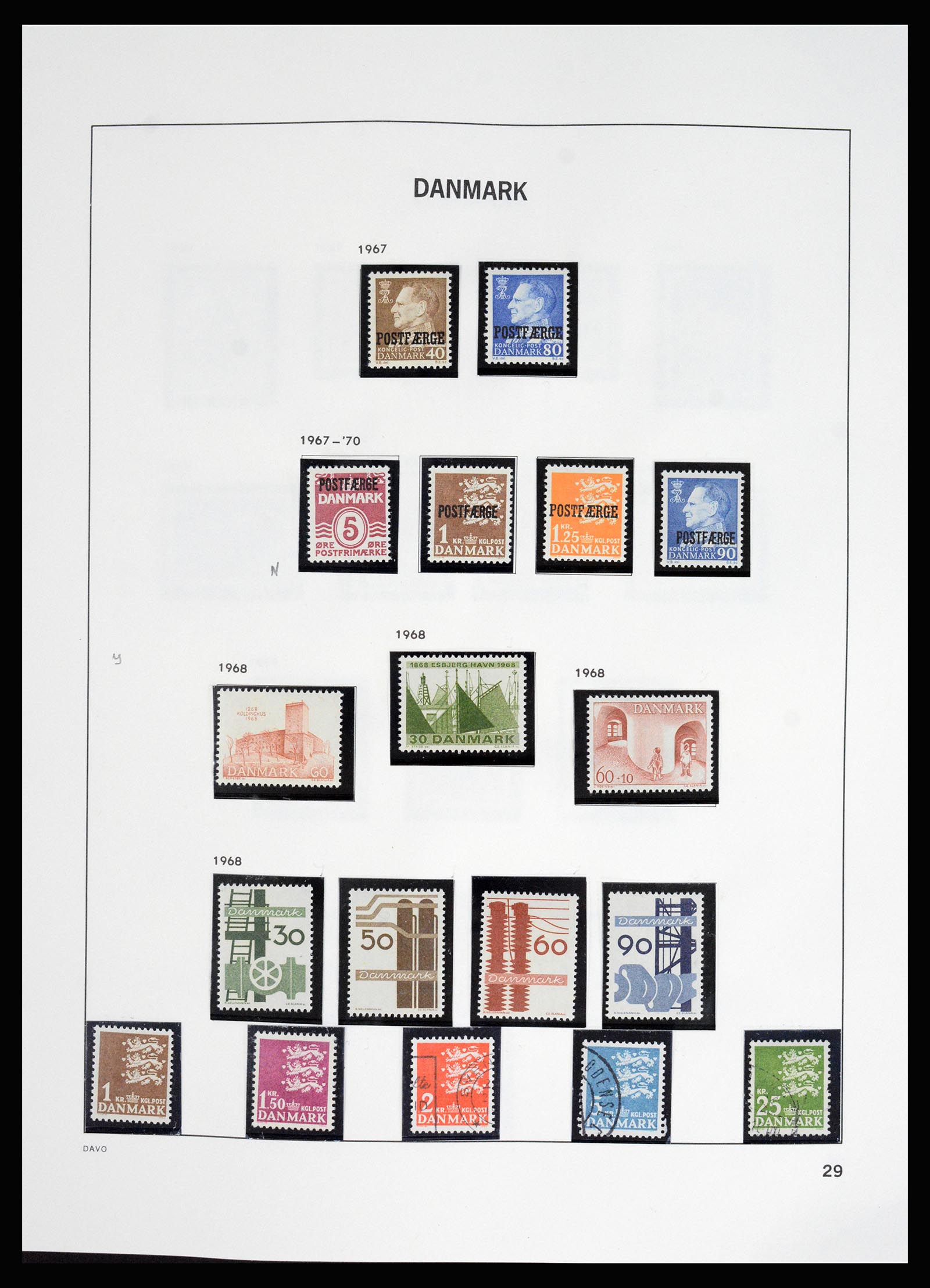 37178 034 - Postzegelverzameling 37178 Denemarken 1854-2011.