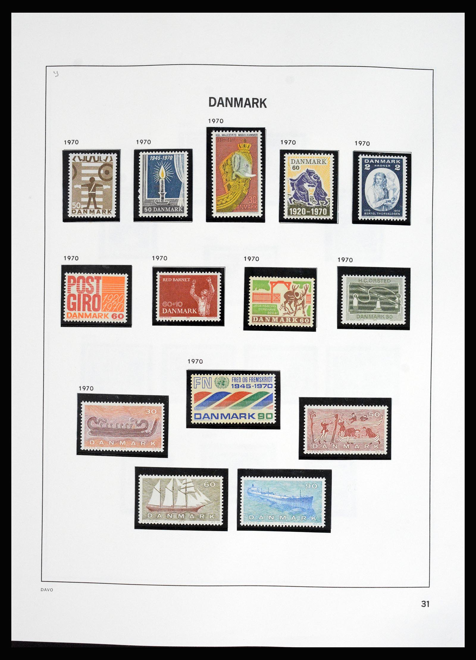 37178 036 - Postzegelverzameling 37178 Denemarken 1854-2011.