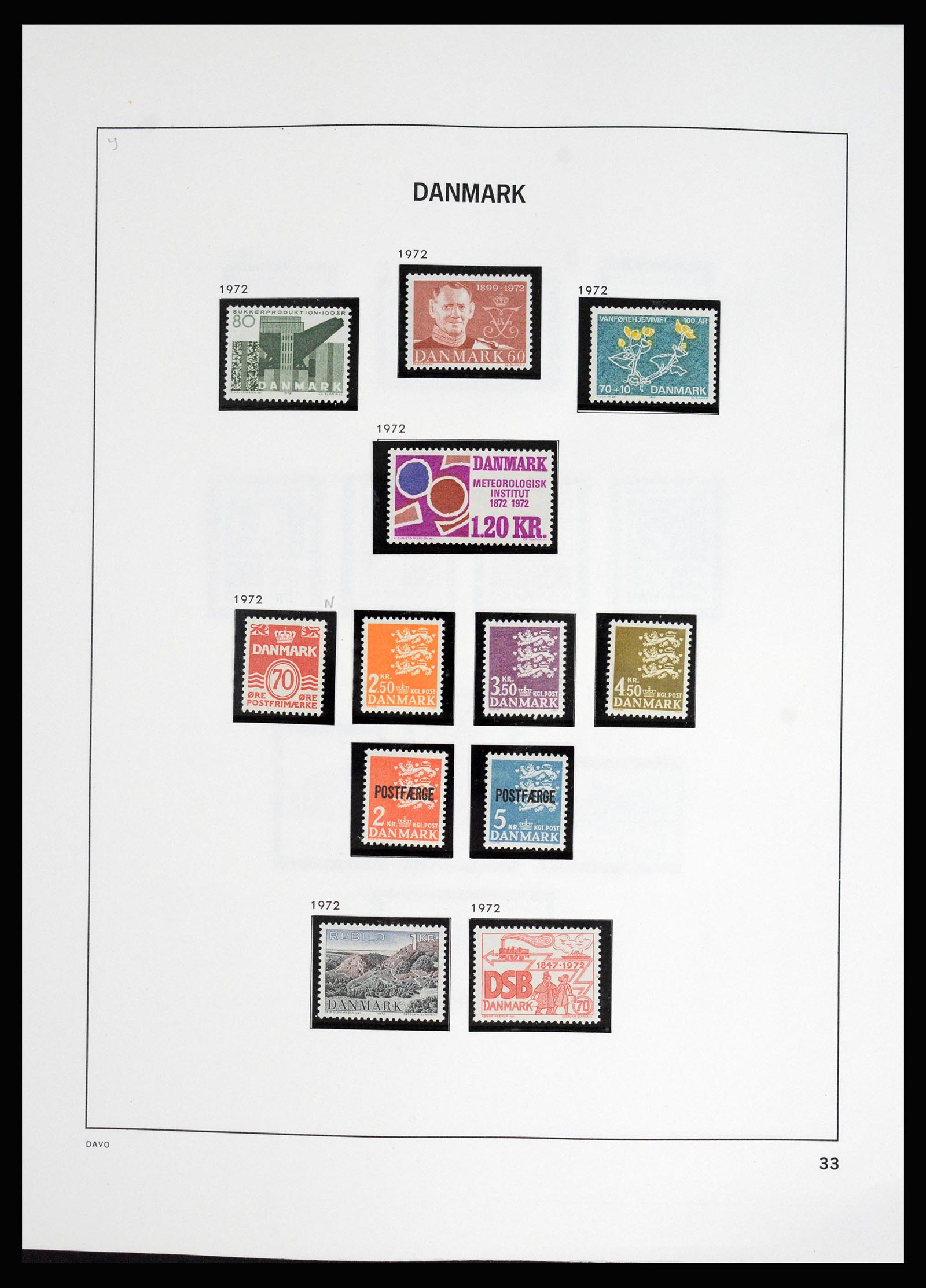 37178 038 - Postzegelverzameling 37178 Denemarken 1854-2011.