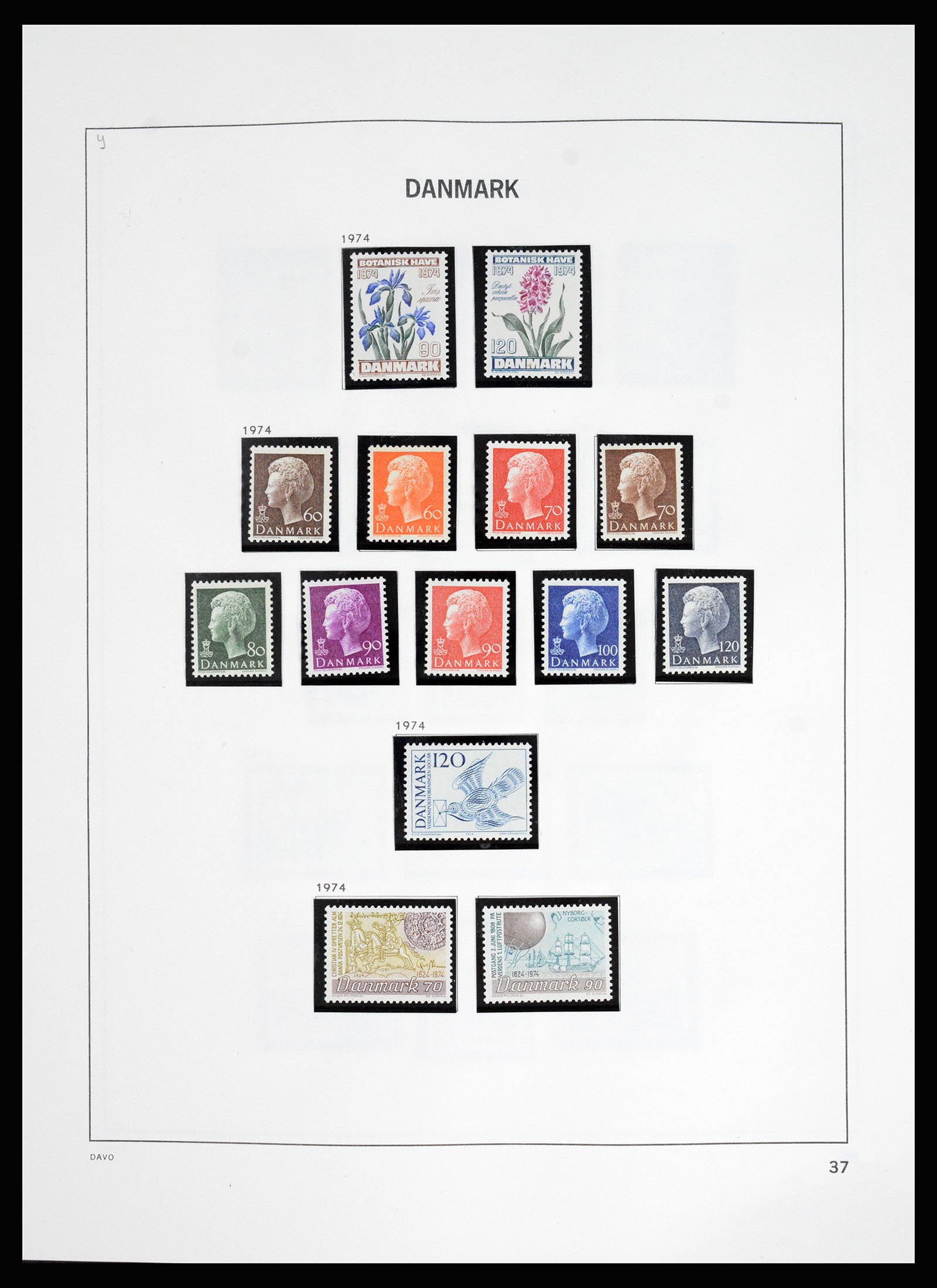 37178 042 - Postzegelverzameling 37178 Denemarken 1854-2011.