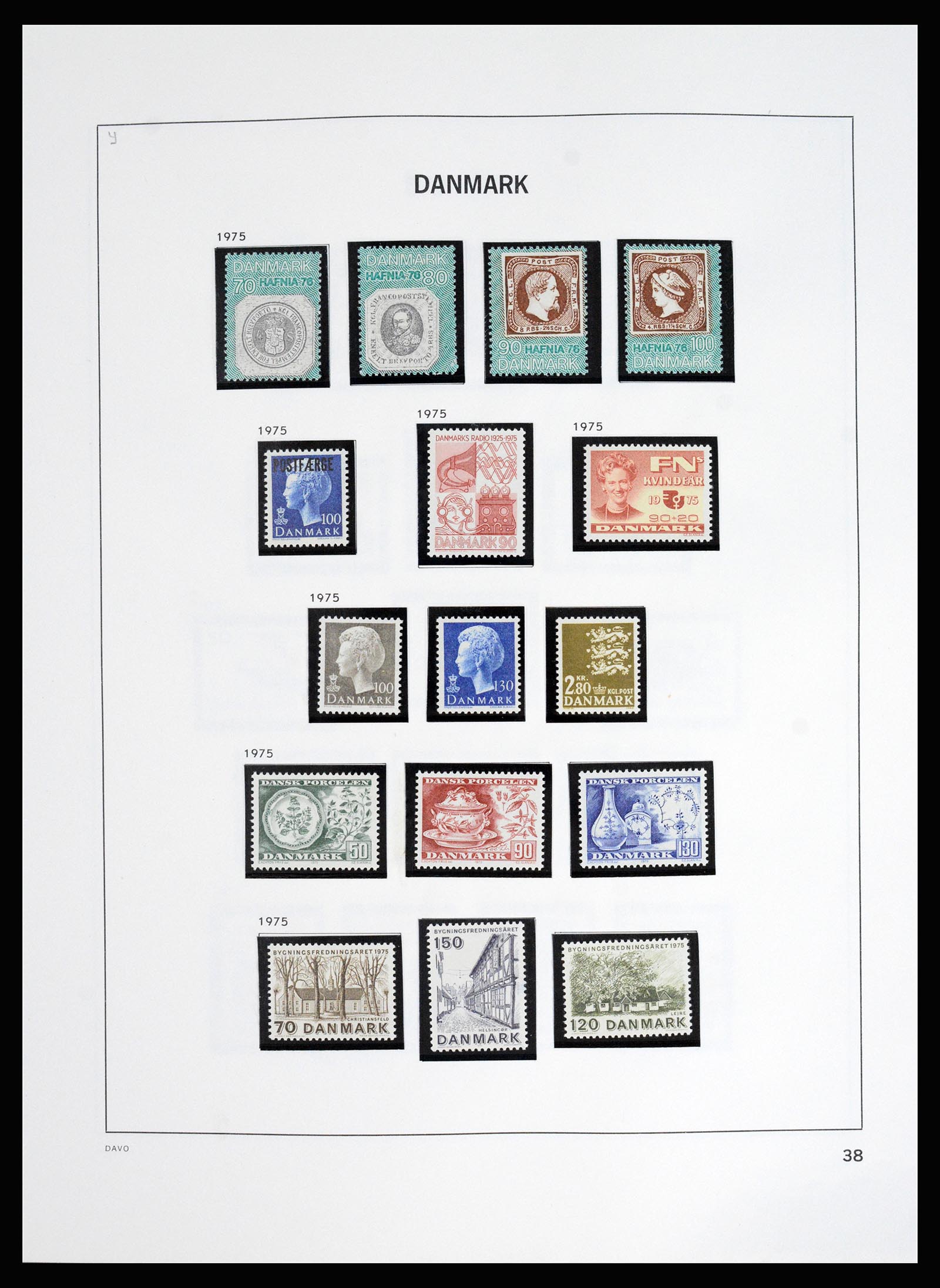 37178 043 - Postzegelverzameling 37178 Denemarken 1854-2011.