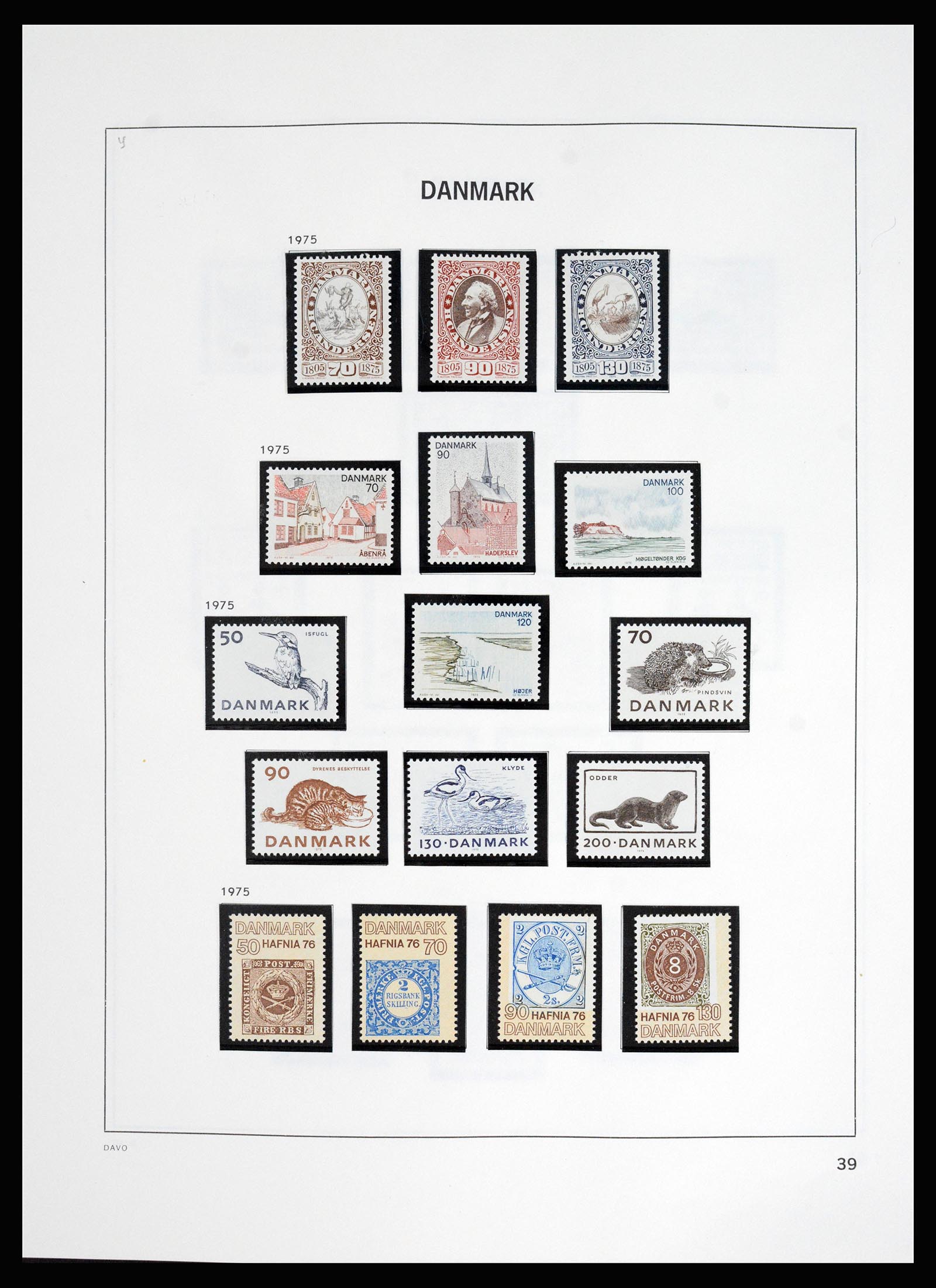 37178 044 - Postzegelverzameling 37178 Denemarken 1854-2011.