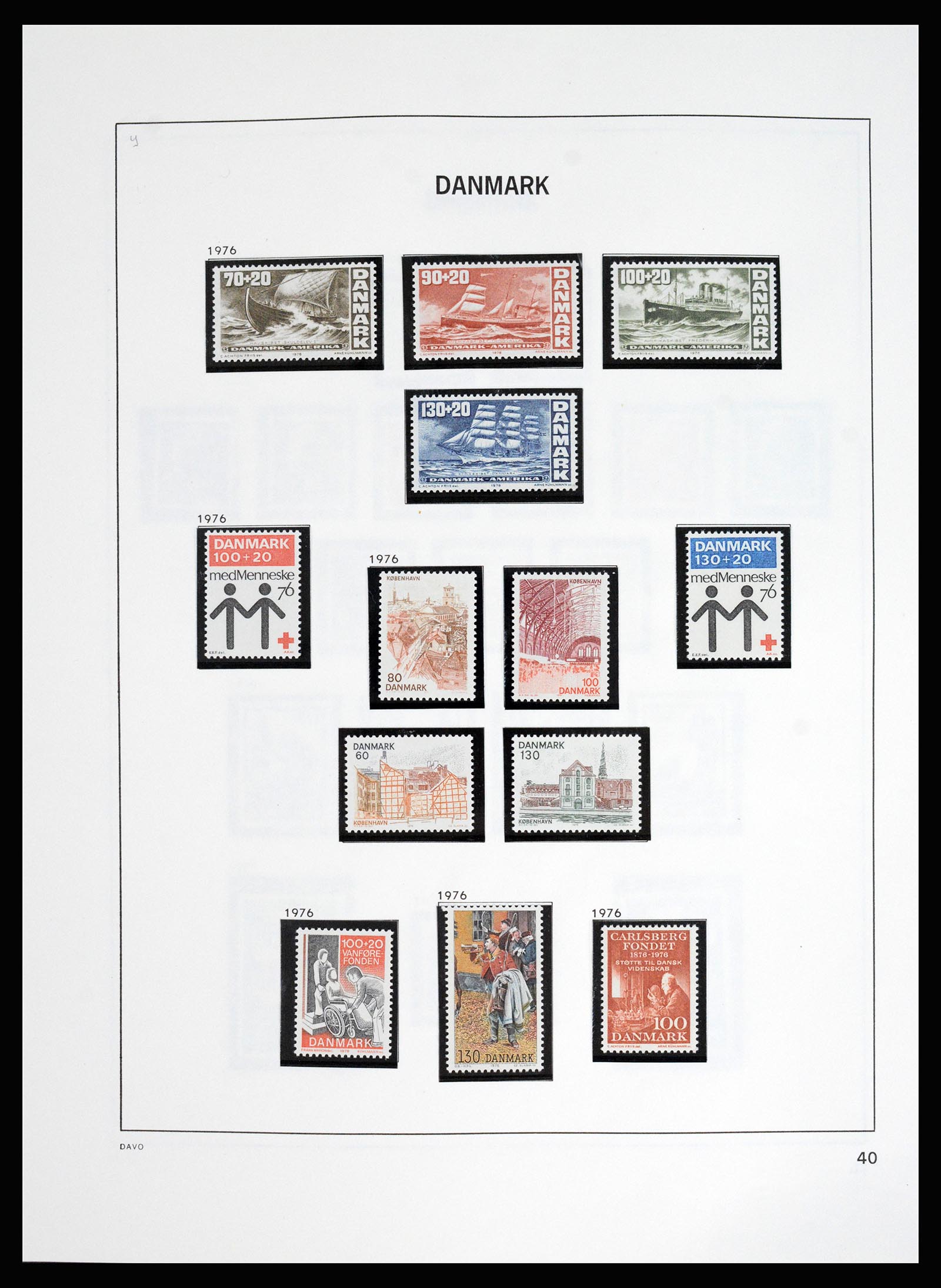 37178 045 - Postzegelverzameling 37178 Denemarken 1854-2011.
