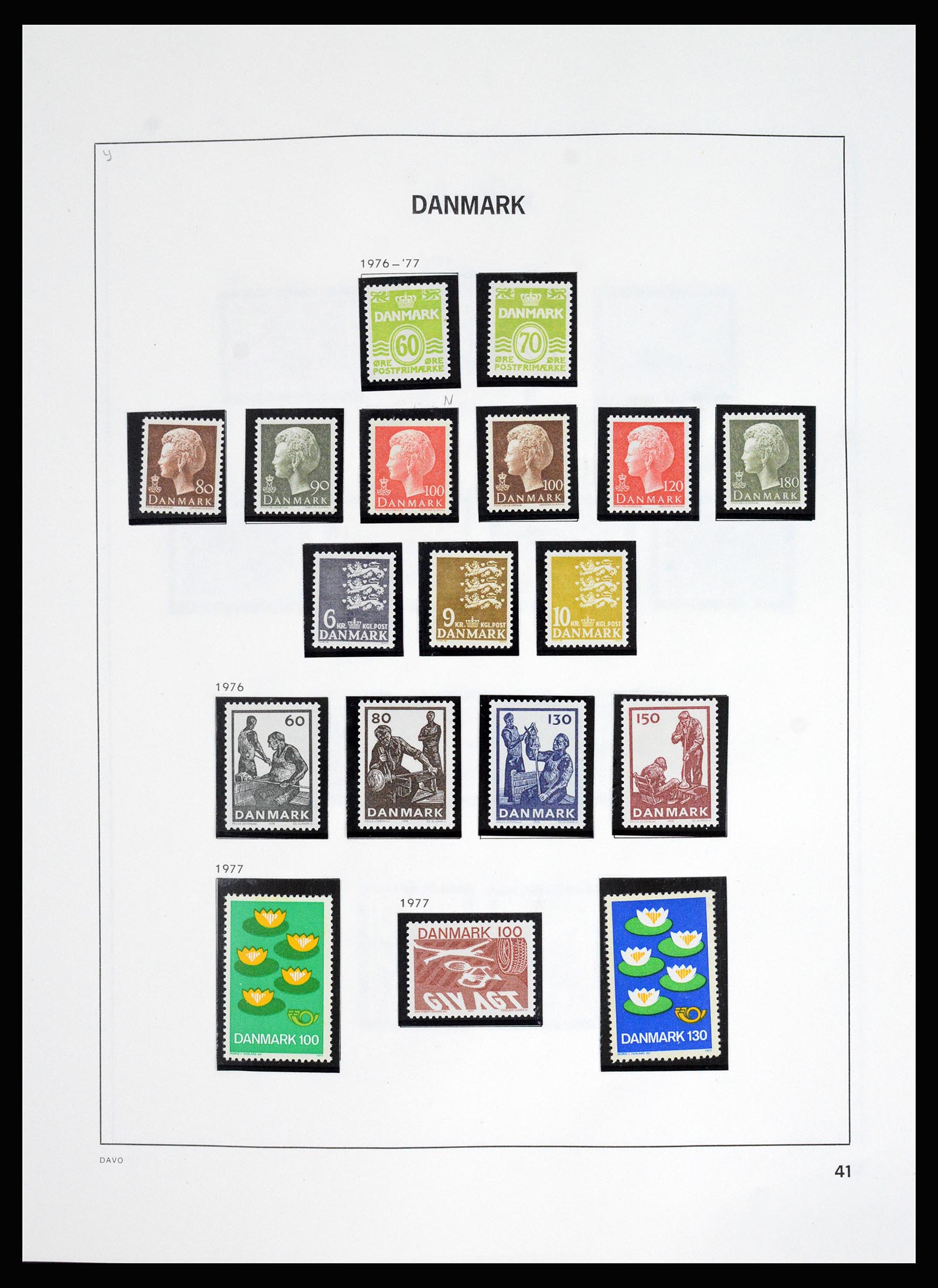 37178 046 - Postzegelverzameling 37178 Denemarken 1854-2011.