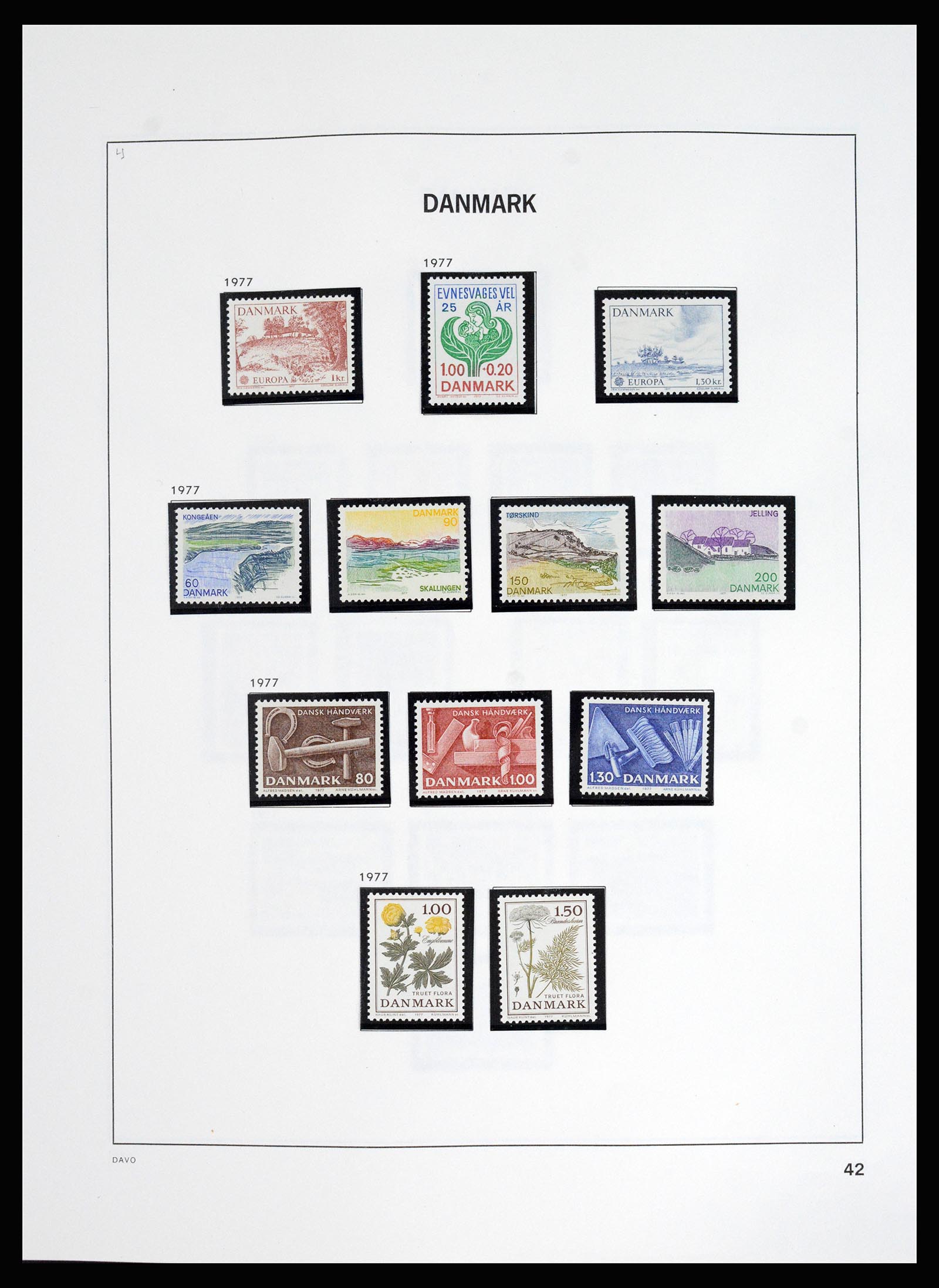 37178 047 - Postzegelverzameling 37178 Denemarken 1854-2011.