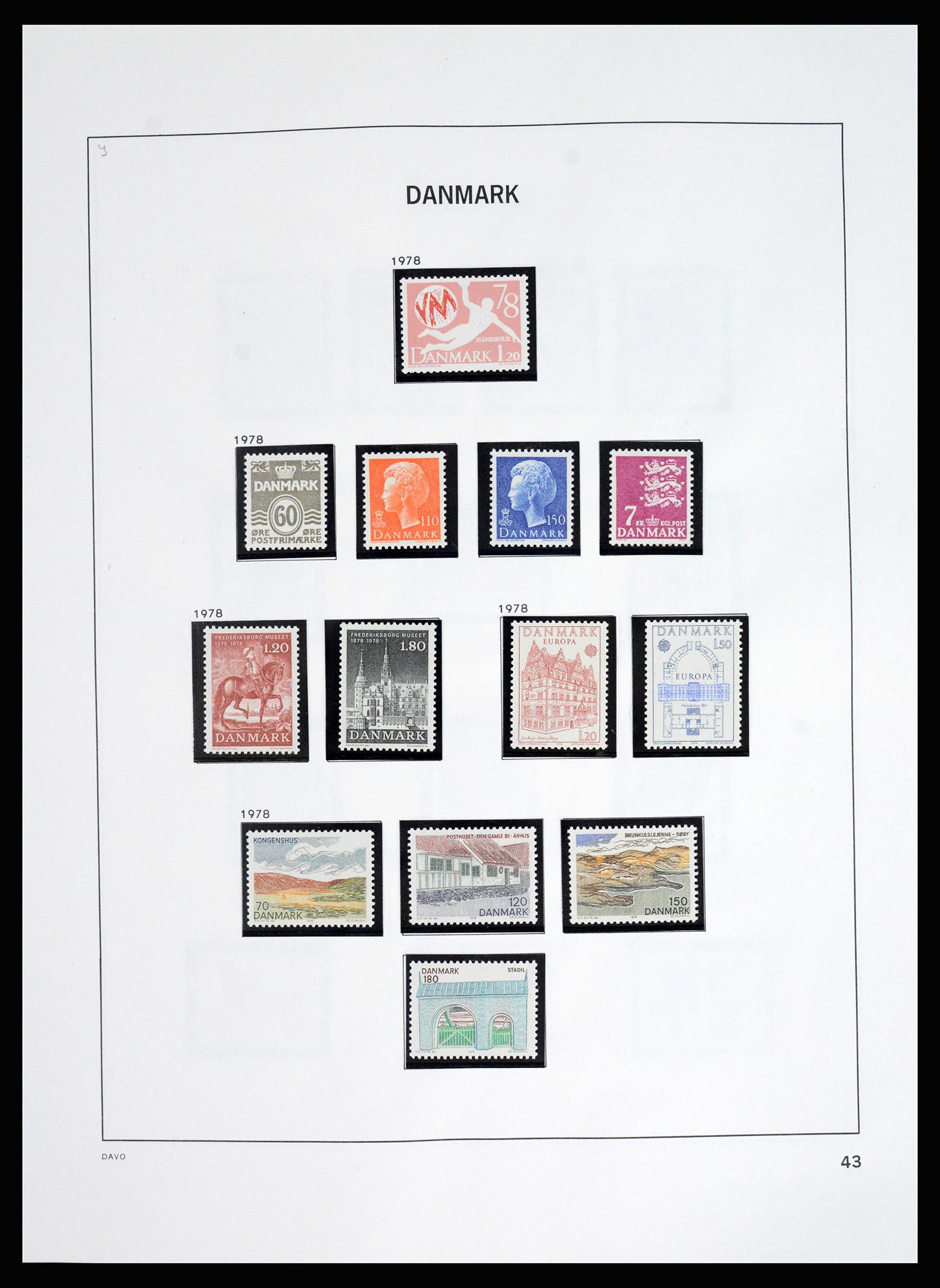 37178 048 - Postzegelverzameling 37178 Denemarken 1854-2011.