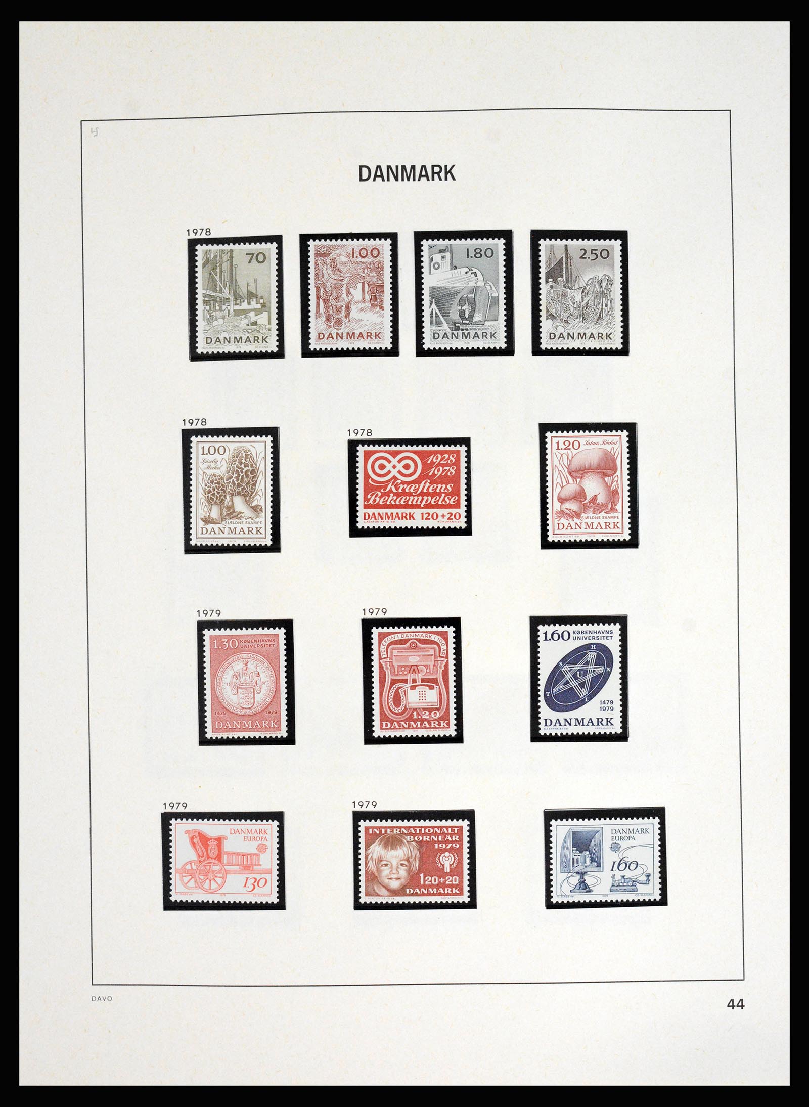 37178 049 - Postzegelverzameling 37178 Denemarken 1854-2011.