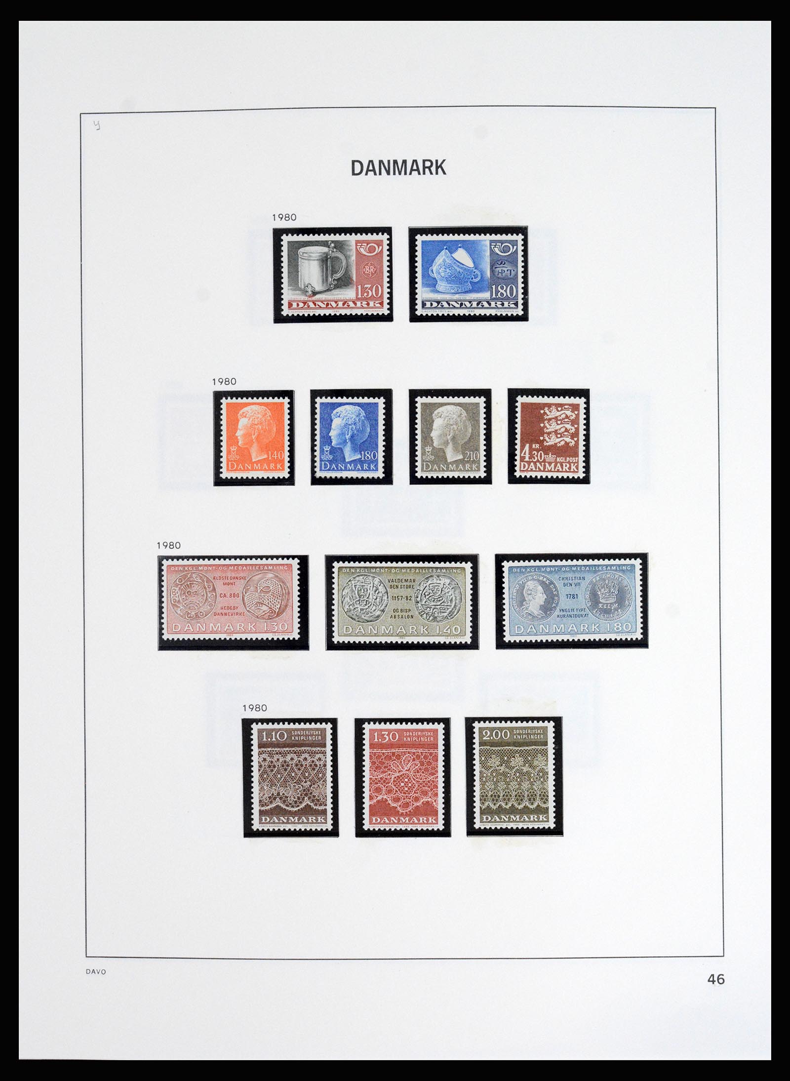 37178 051 - Postzegelverzameling 37178 Denemarken 1854-2011.