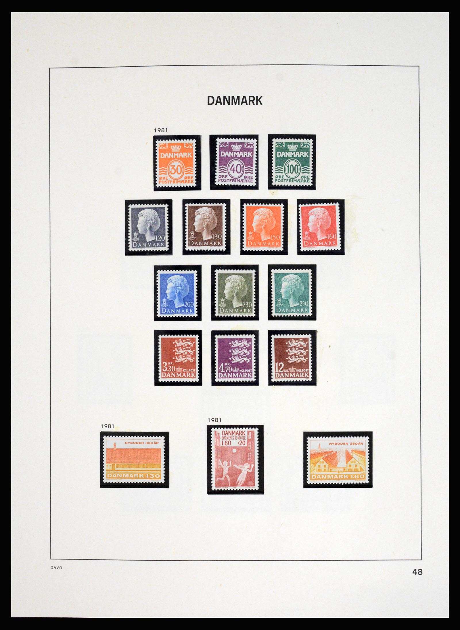 37178 053 - Postzegelverzameling 37178 Denemarken 1854-2011.