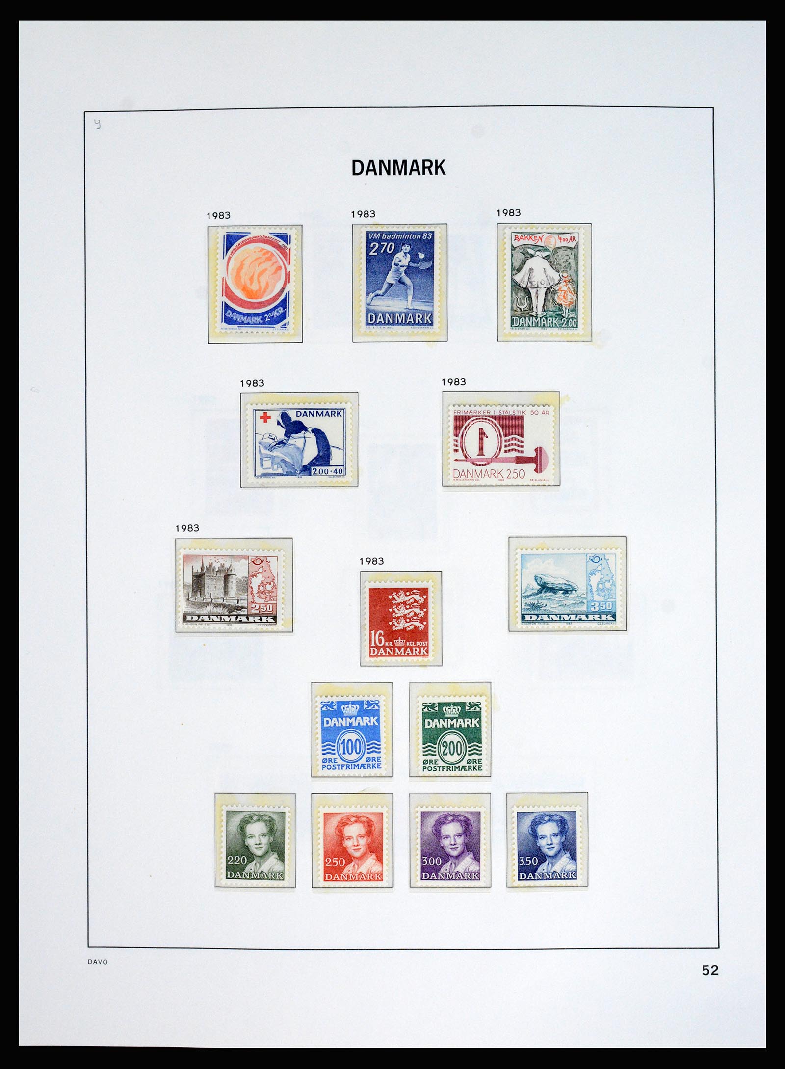 37178 057 - Postzegelverzameling 37178 Denemarken 1854-2011.