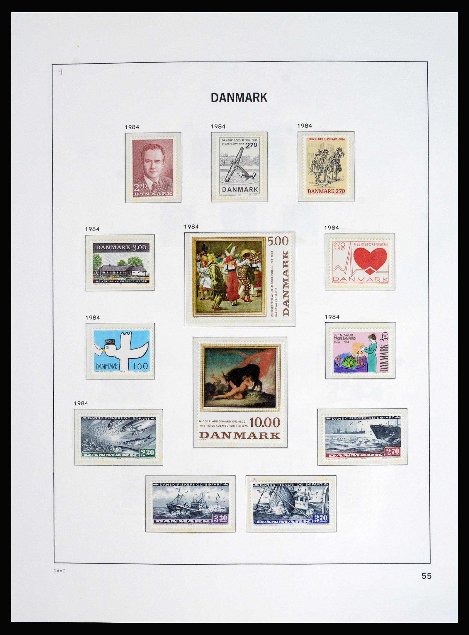 37178 060 - Postzegelverzameling 37178 Denemarken 1854-2011.