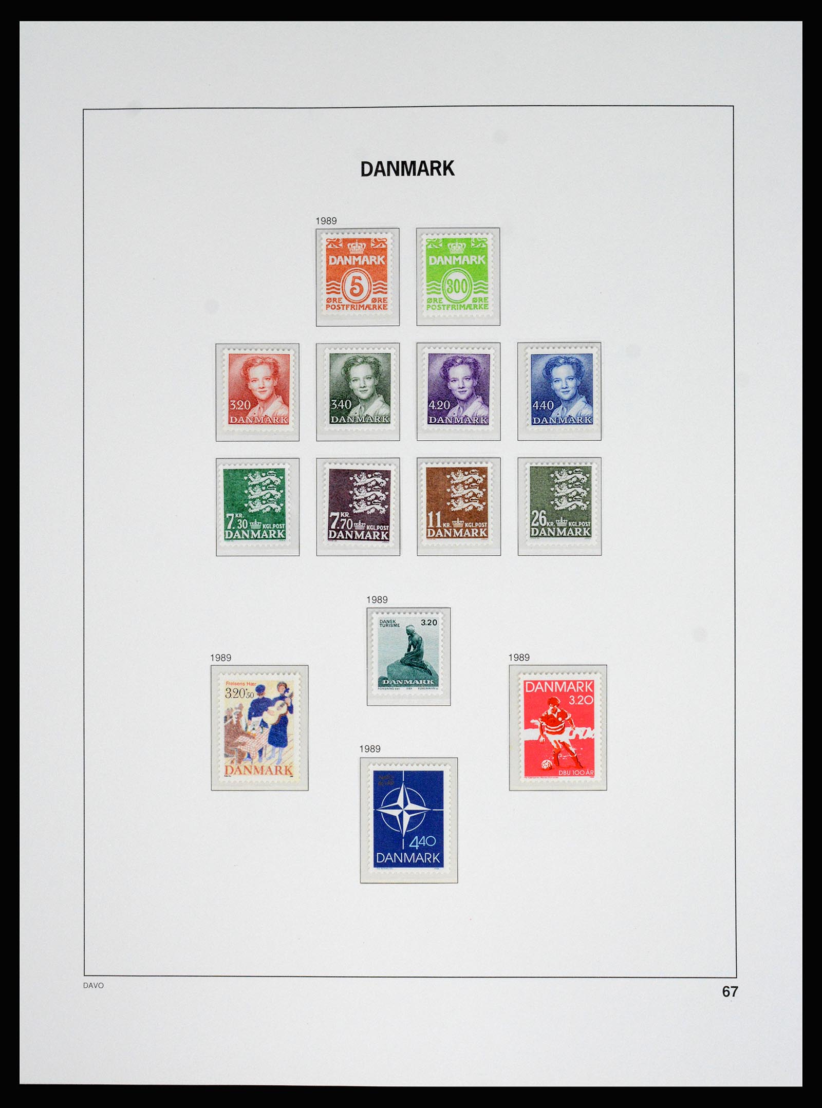 37178 073 - Postzegelverzameling 37178 Denemarken 1854-2011.