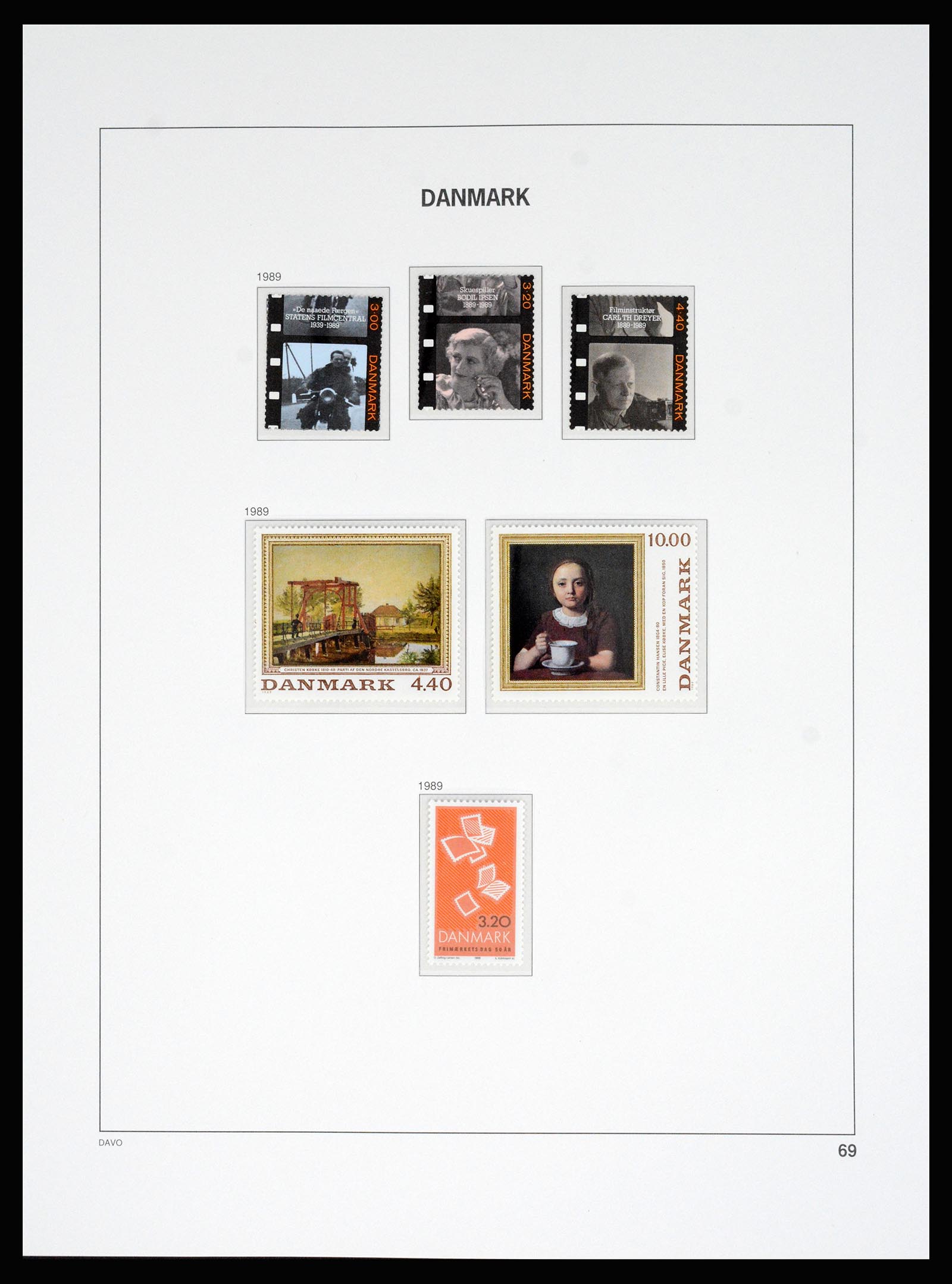 37178 075 - Postzegelverzameling 37178 Denemarken 1854-2011.