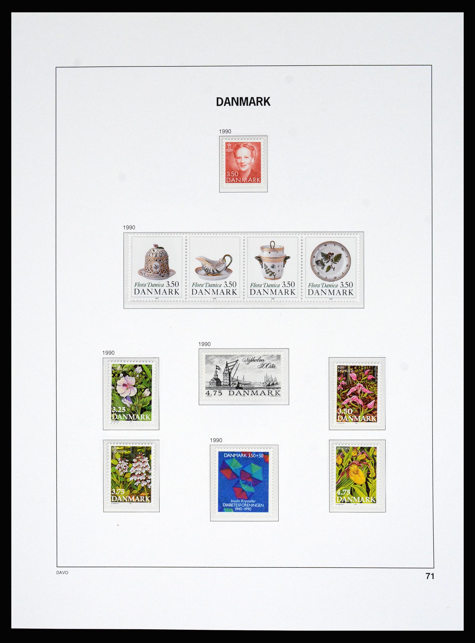 37178 077 - Postzegelverzameling 37178 Denemarken 1854-2011.