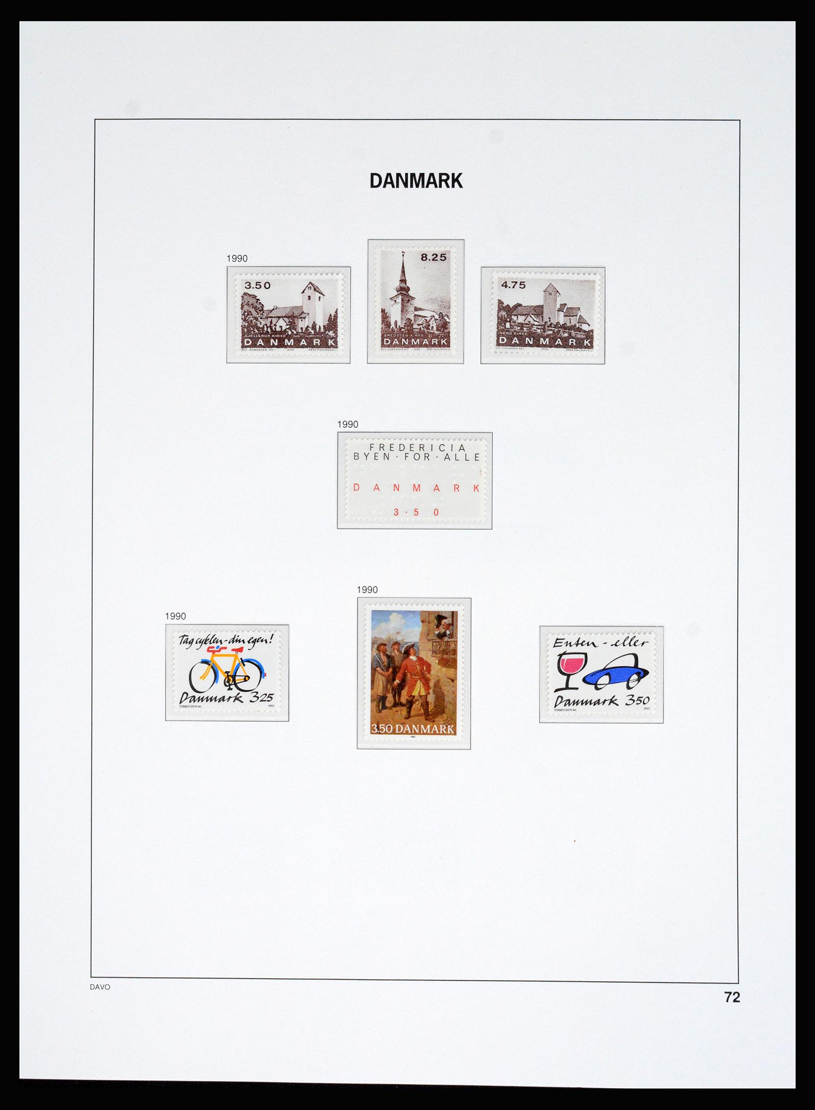 37178 078 - Postzegelverzameling 37178 Denemarken 1854-2011.