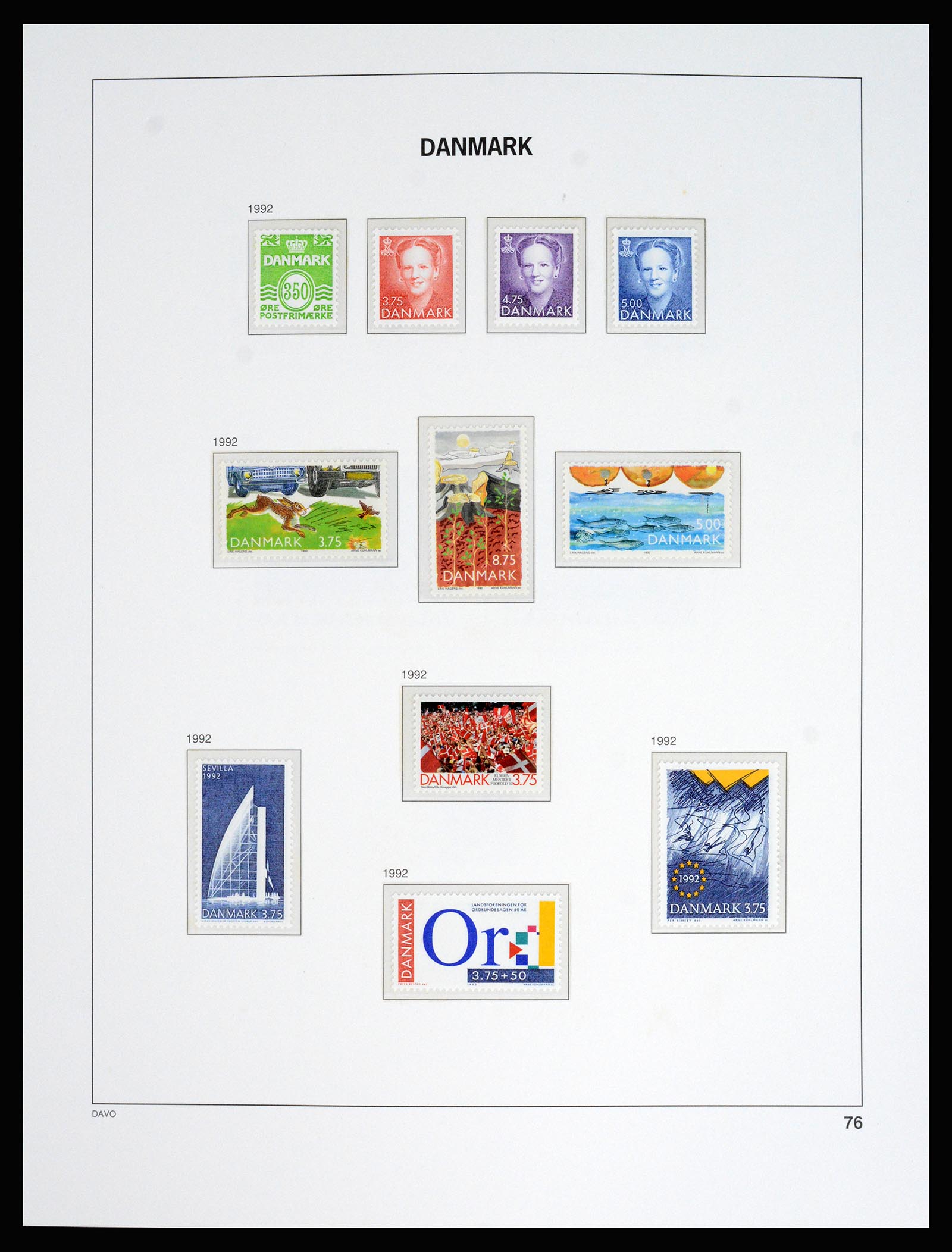 37178 082 - Postzegelverzameling 37178 Denemarken 1854-2011.