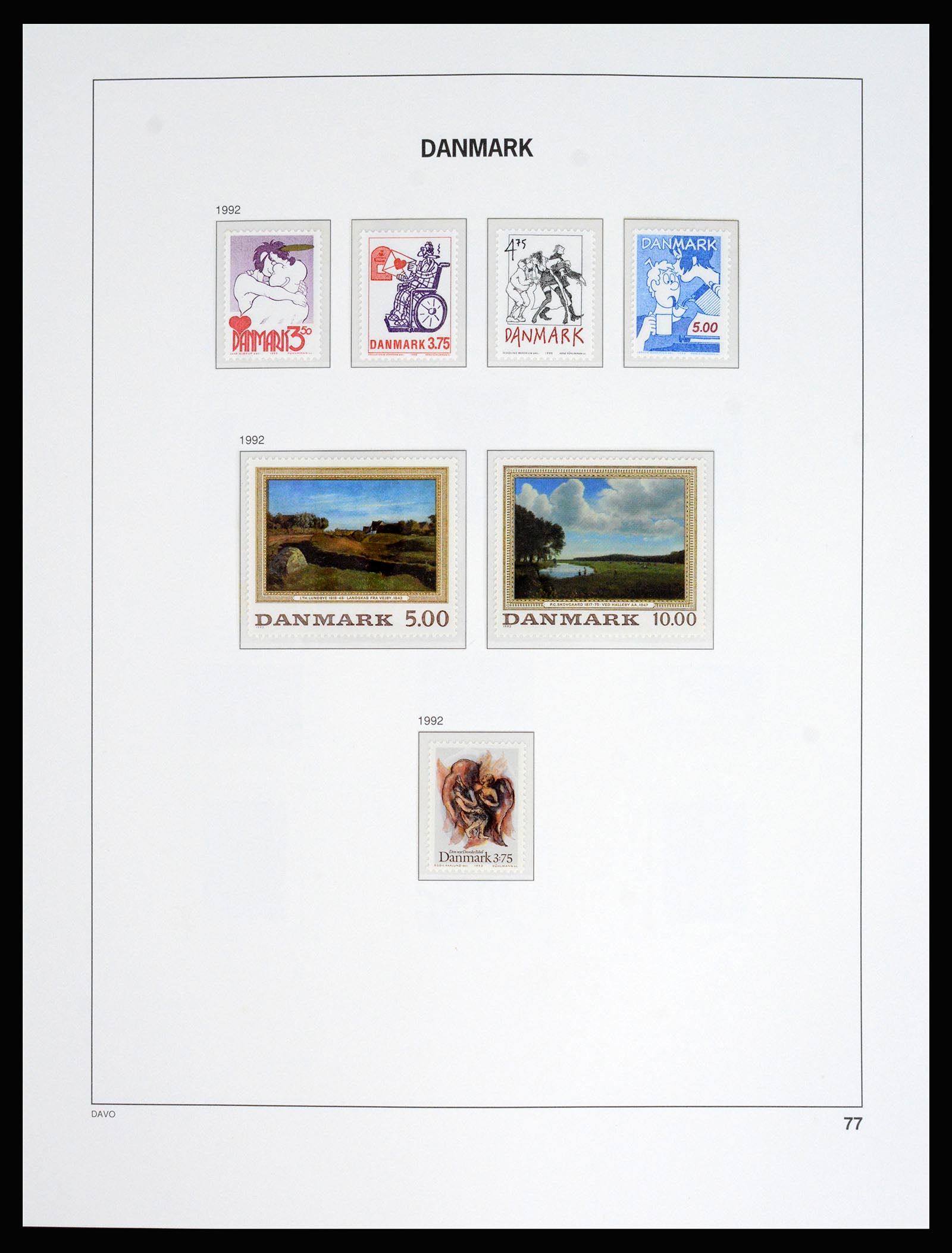37178 083 - Postzegelverzameling 37178 Denemarken 1854-2011.