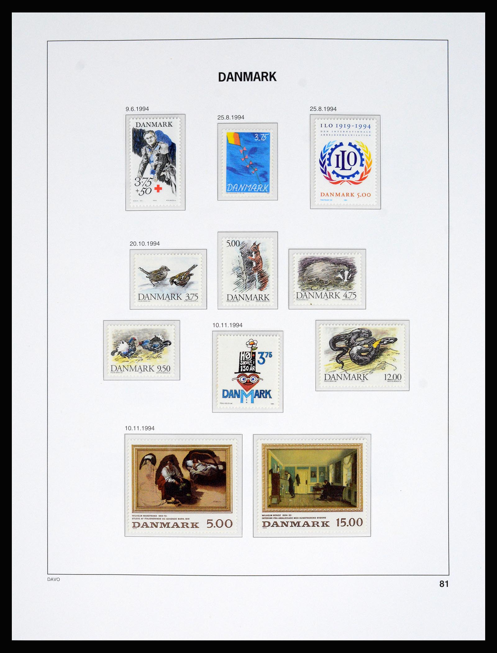 37178 087 - Postzegelverzameling 37178 Denemarken 1854-2011.