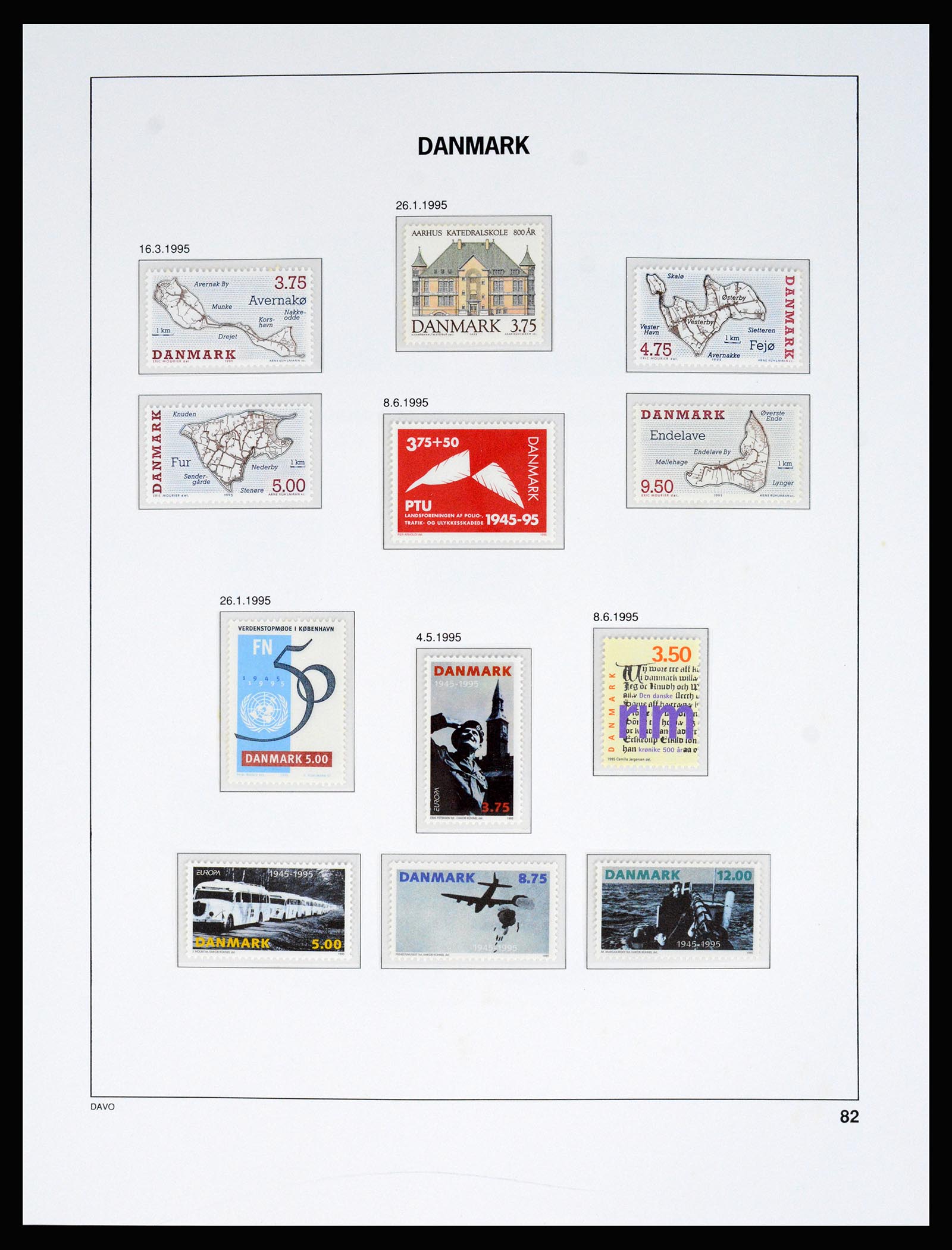 37178 088 - Postzegelverzameling 37178 Denemarken 1854-2011.