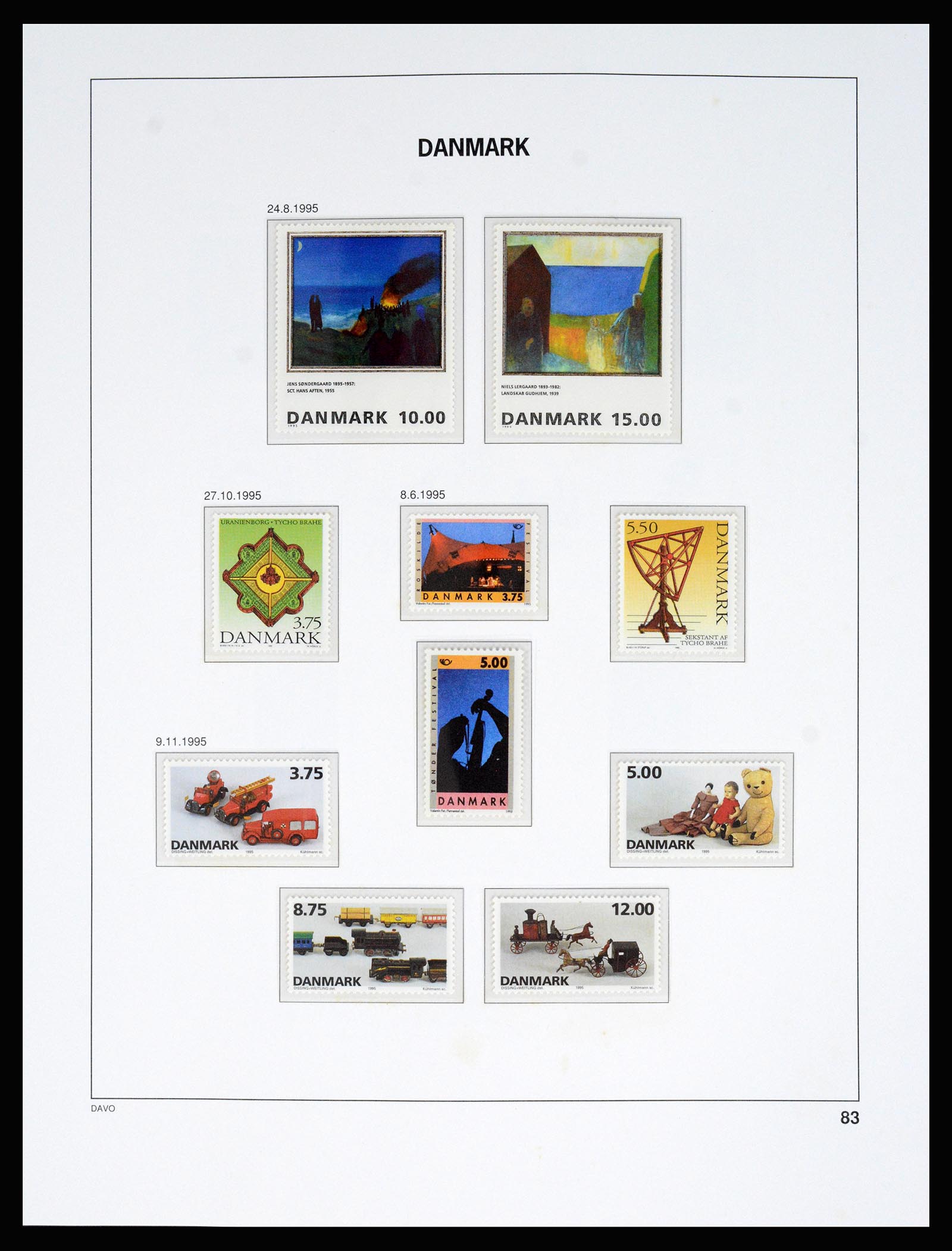 37178 089 - Postzegelverzameling 37178 Denemarken 1854-2011.