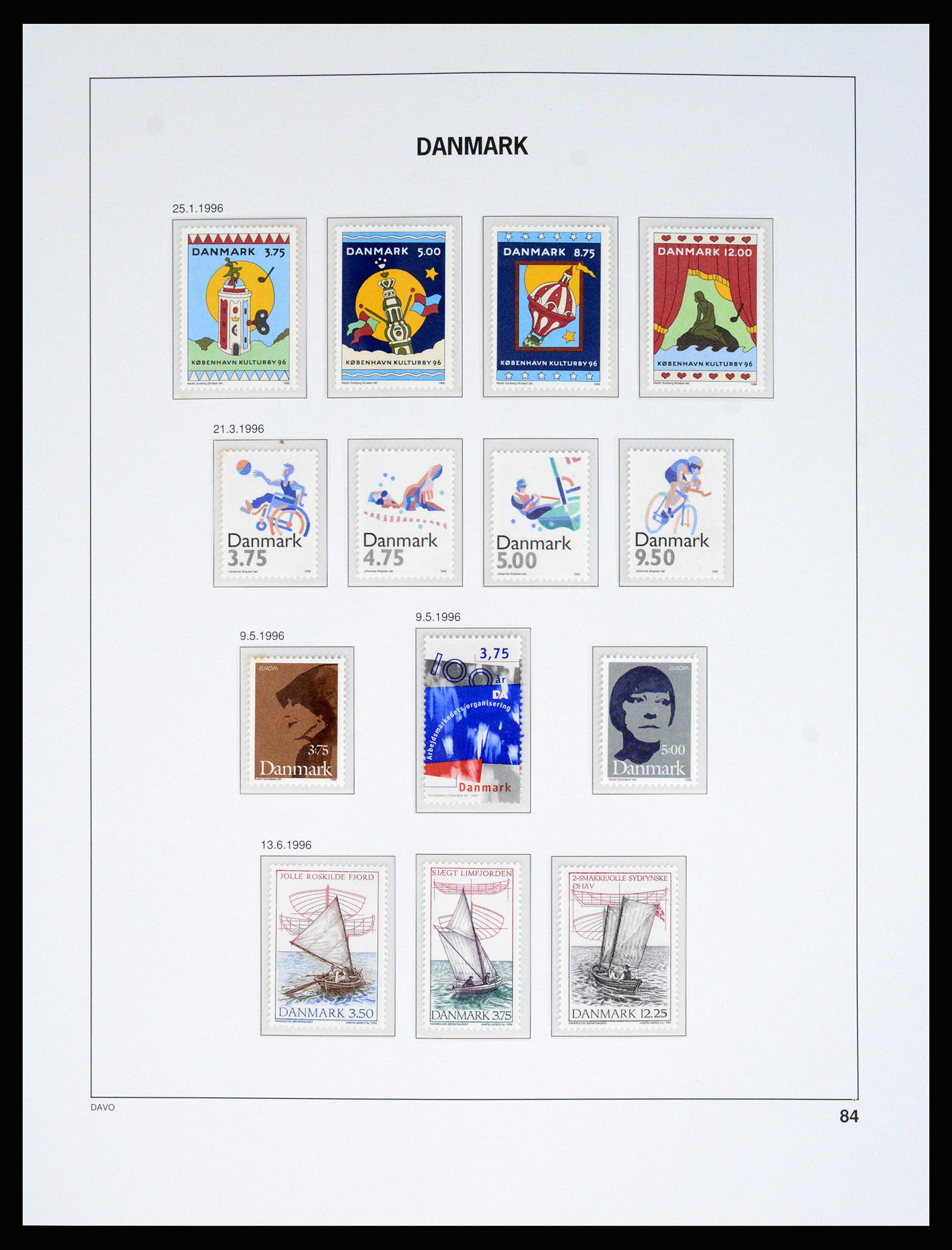 37178 090 - Postzegelverzameling 37178 Denemarken 1854-2011.