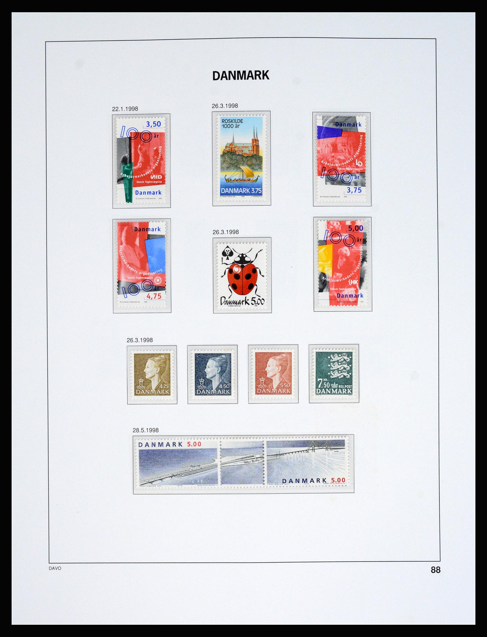 37178 094 - Postzegelverzameling 37178 Denemarken 1854-2011.
