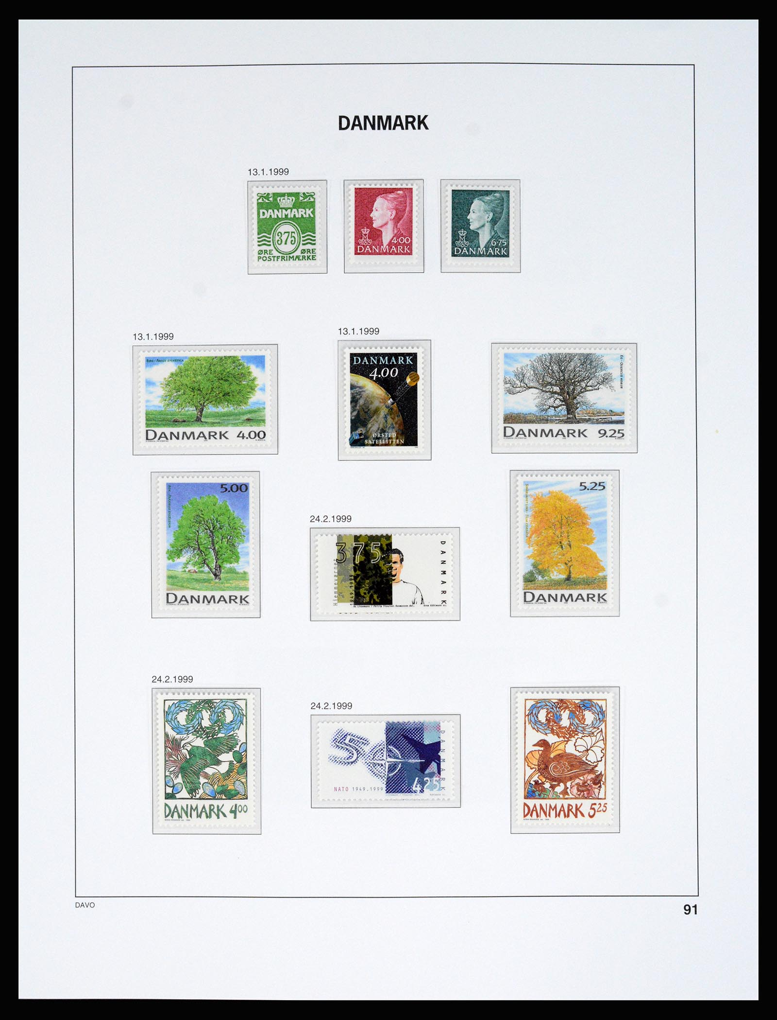 37178 097 - Postzegelverzameling 37178 Denemarken 1854-2011.