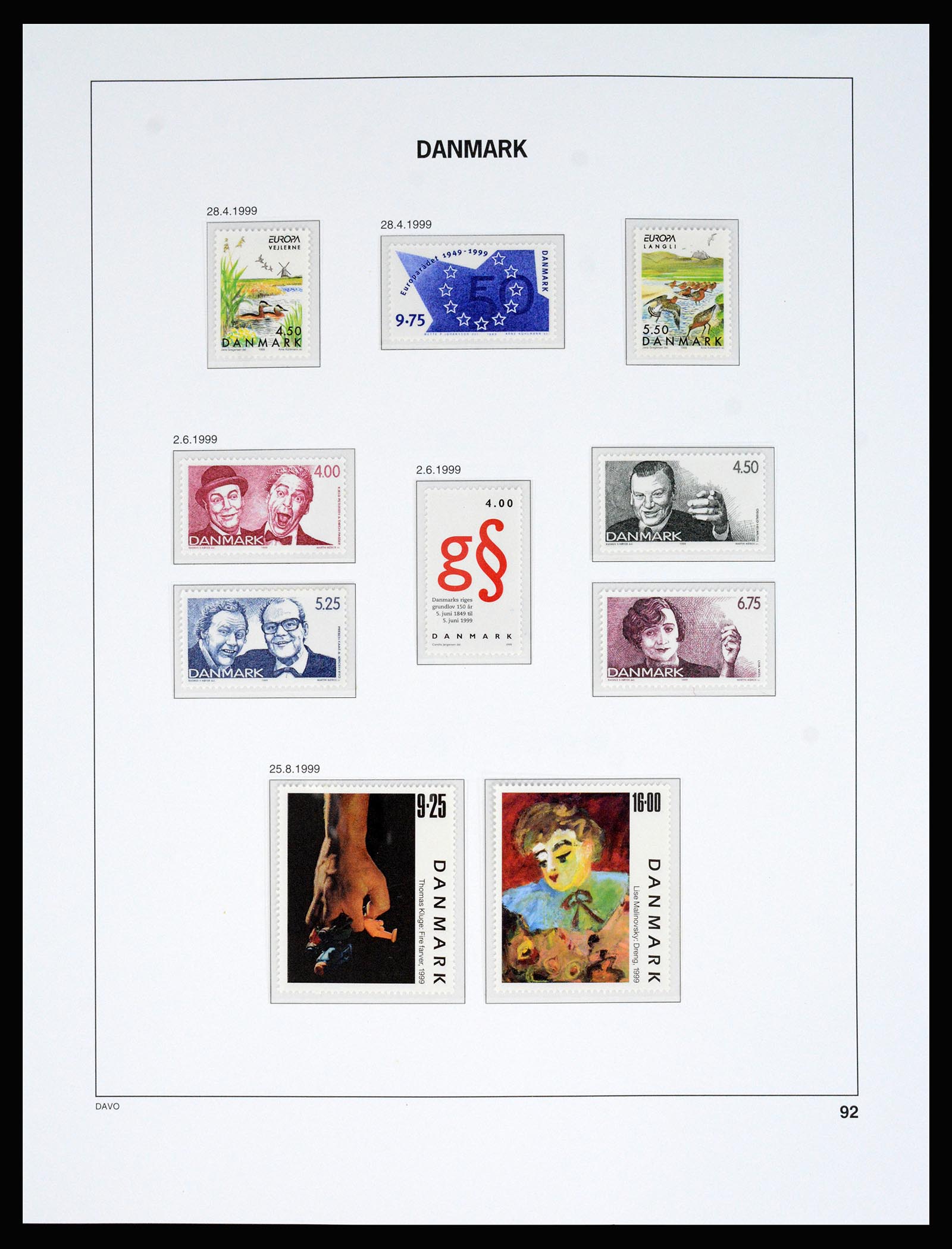 37178 098 - Postzegelverzameling 37178 Denemarken 1854-2011.