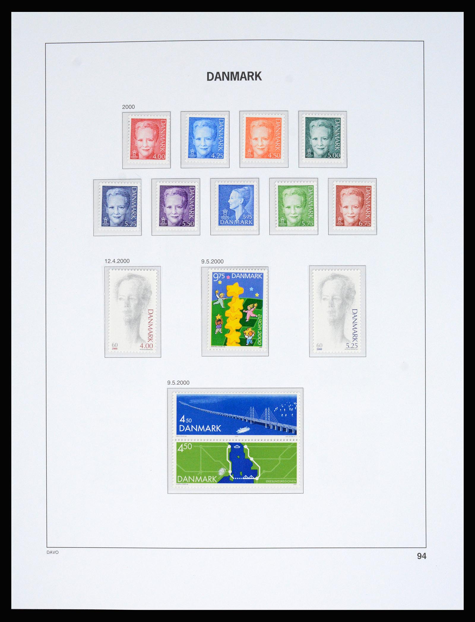 37178 100 - Postzegelverzameling 37178 Denemarken 1854-2011.